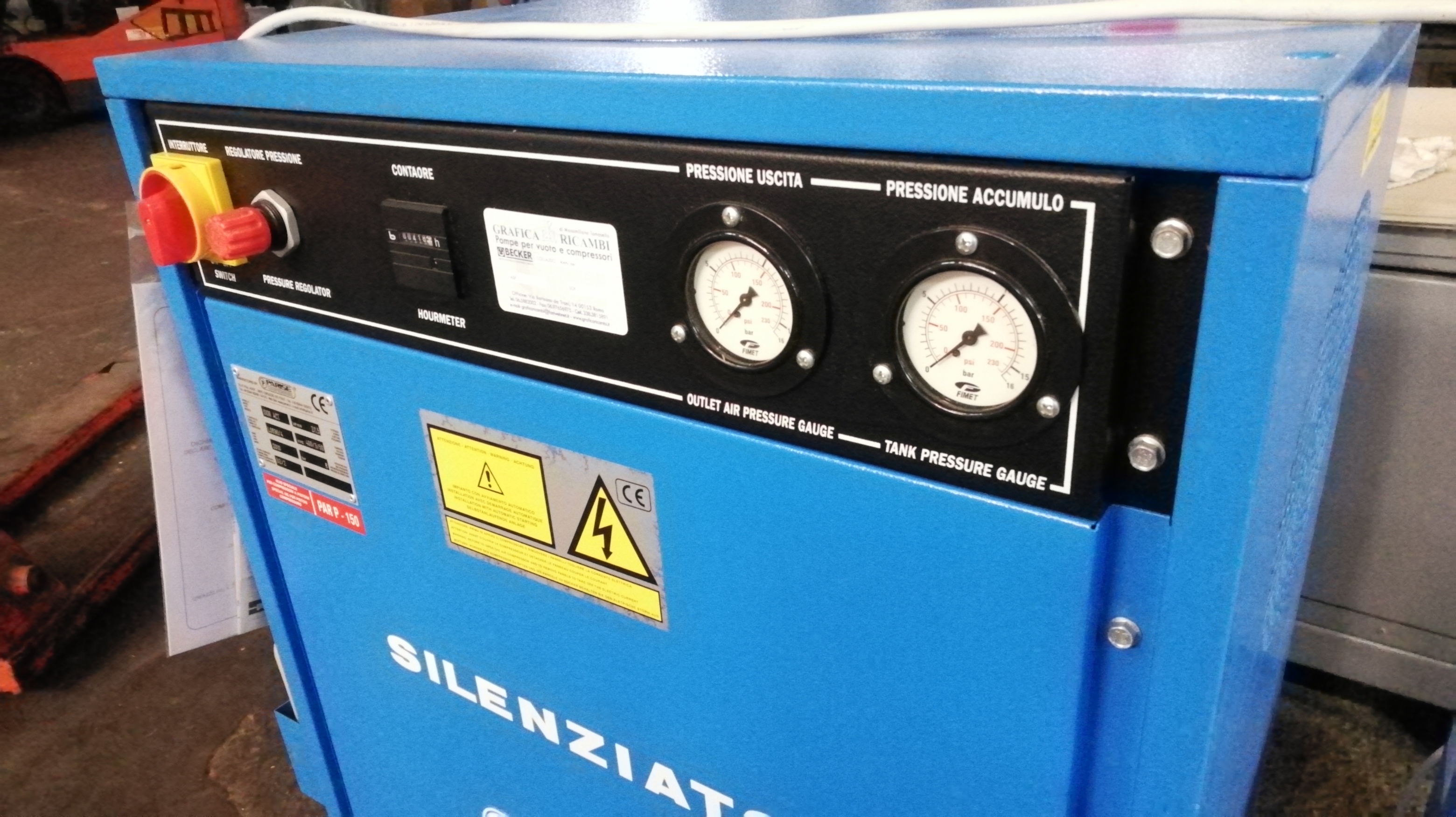 COMPRESSORE PARISE SV 30 AC-T (ESSICCATORE A PARTE) in vendita - foto 4