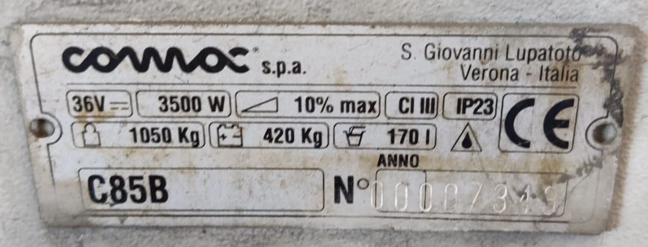 Lavasciuga Pavimenti Uomo a Bordo COMAC C85B  in vendita - foto 2
