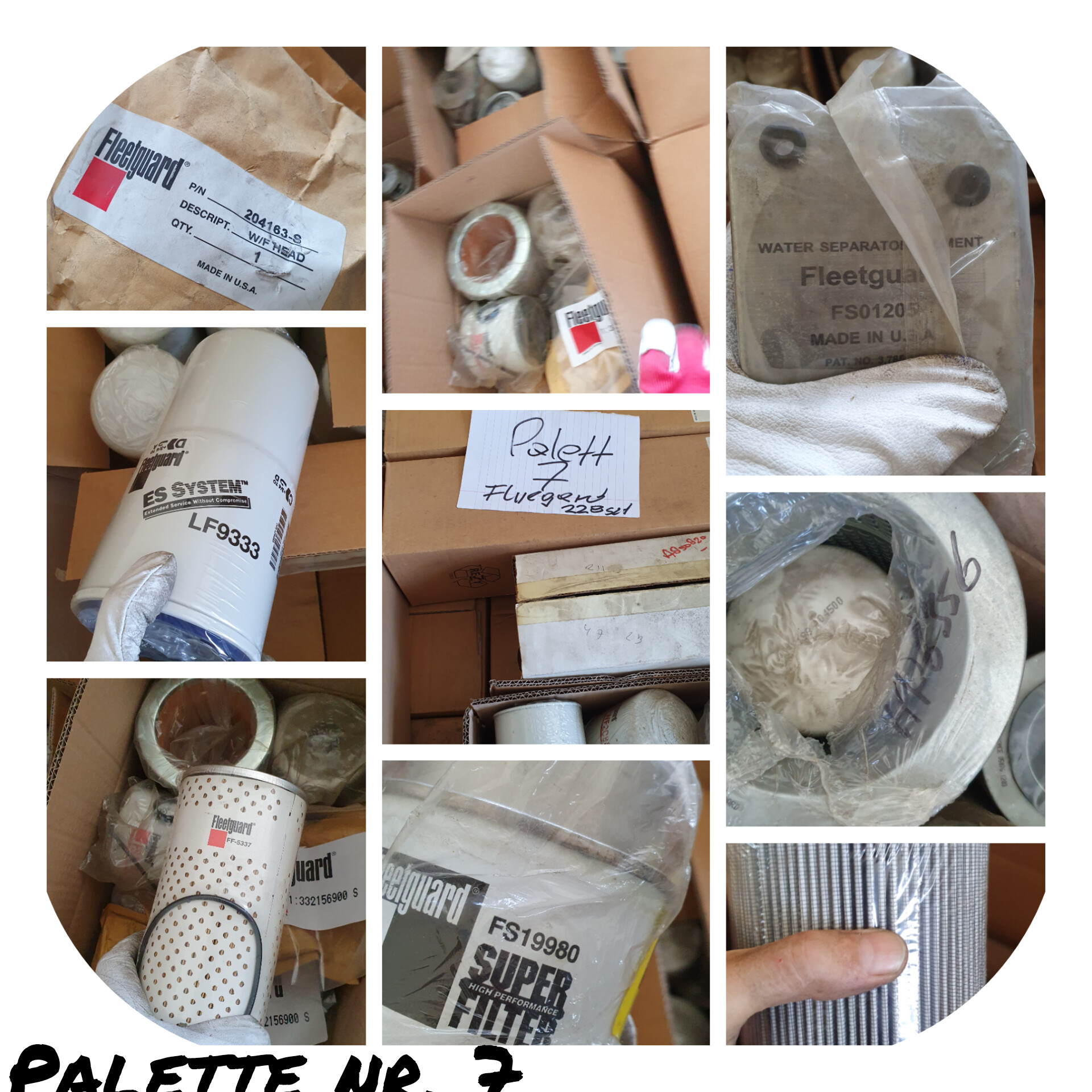 Fleetguard - pallete nr. 7 in vendita - foto 1