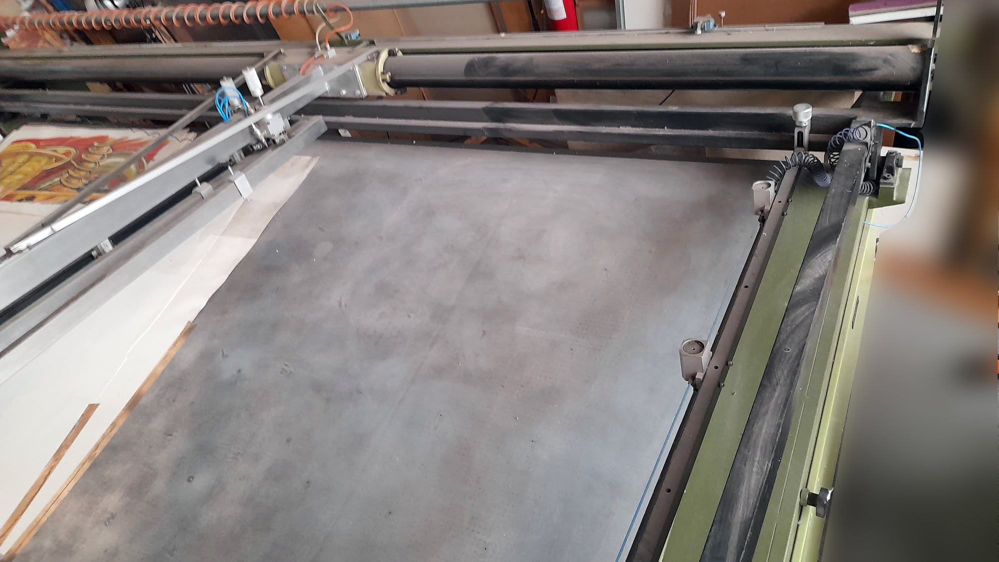 MACCHINA SERIGRAFICA PER STAMPA DI GRANDI DIMENSIONI in vendita - foto 7