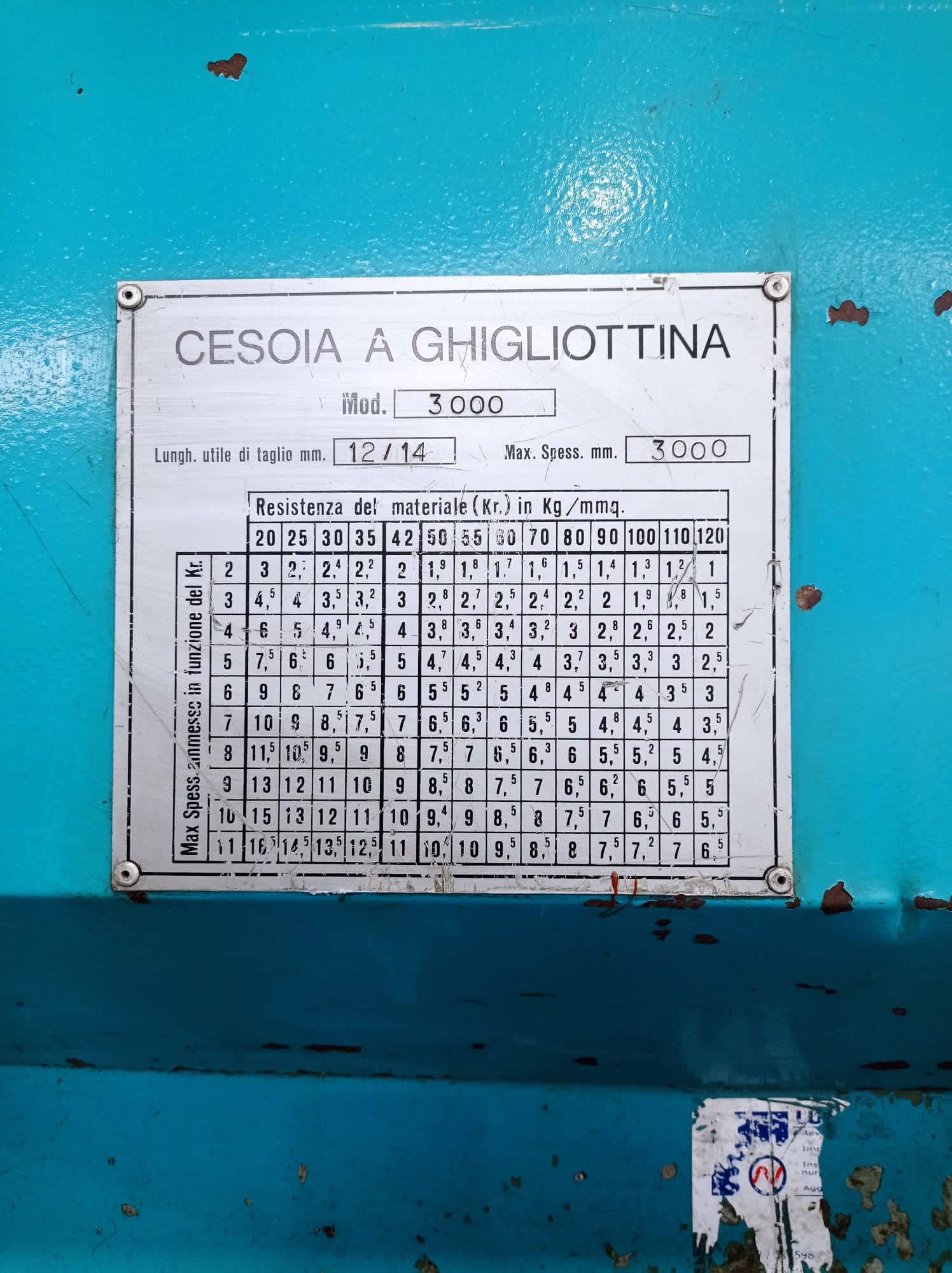 CESOIA IDRAULICA PUCCI 3000 PER 12/14 MM  in vendita - foto 1