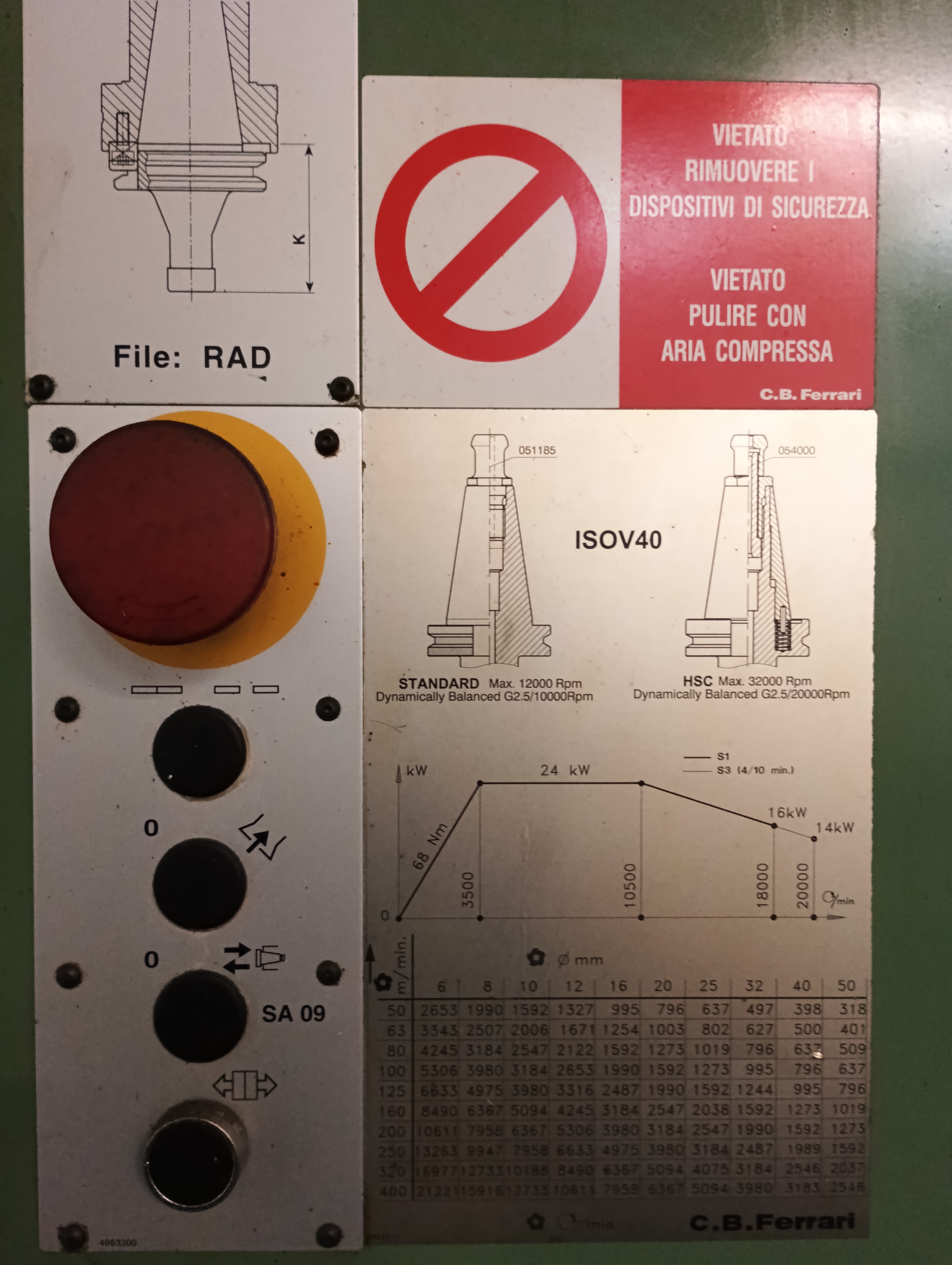 CENTRO DI LAVORO CB FERRARI B18 CON SELCA S4045PD in vendita - foto 4