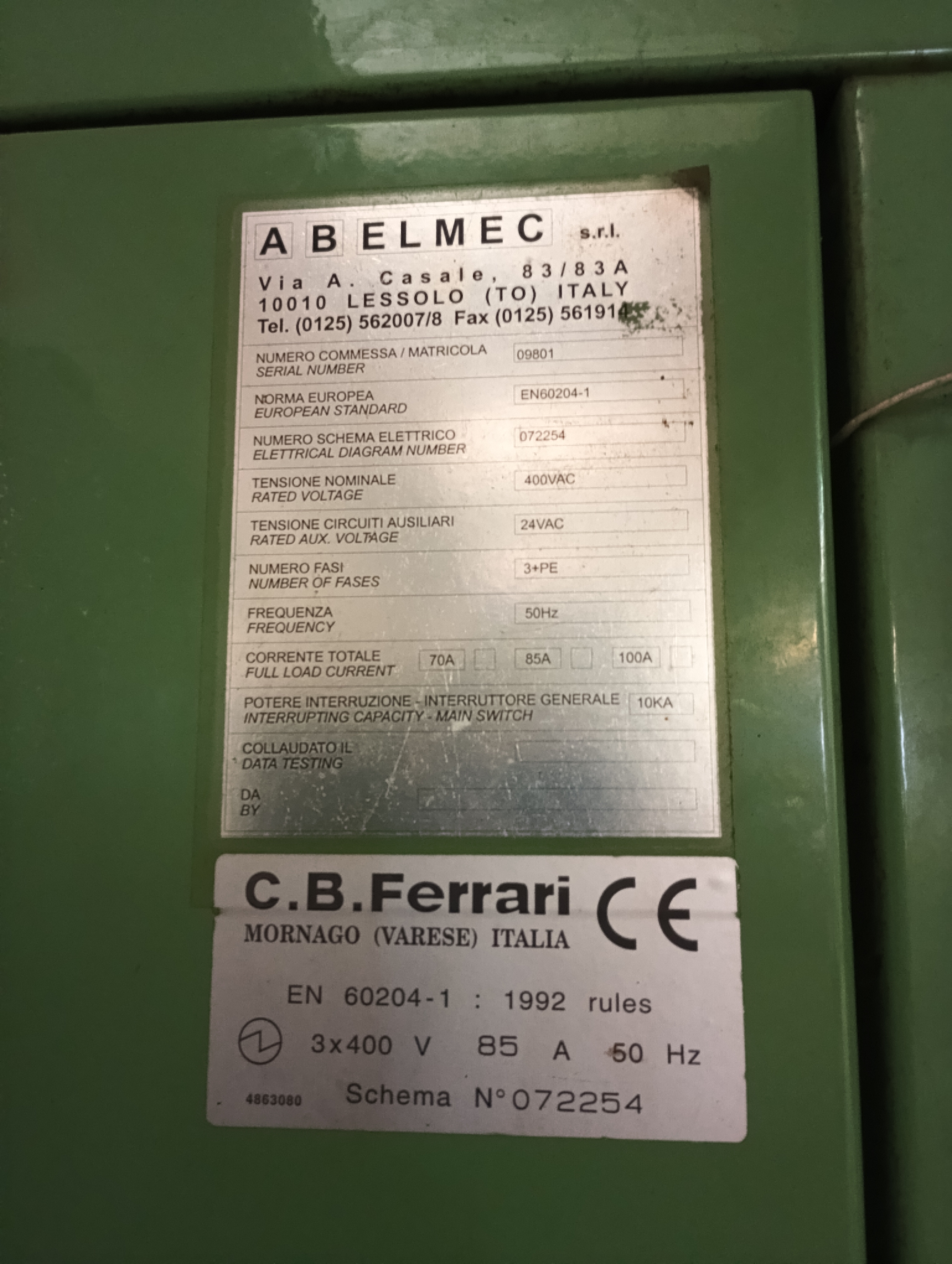 CENTRO DI LAVORO CB FERRARI B18 CON SELCA S4045PD in vendita - foto 6