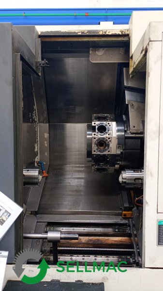 TORNIO CNC COMPLETO DI CARICATORE DI BARRE CORTO in vendita - foto 2