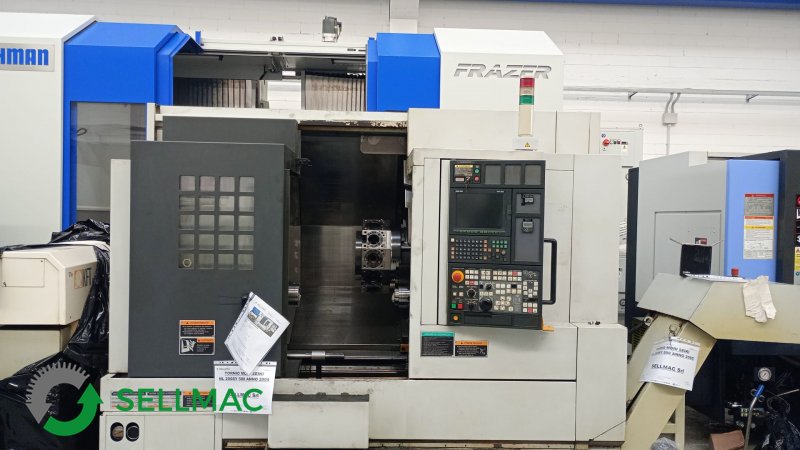 TORNIO CNC COMPLETO DI CARICATORE DI BARRE CORTO in vendita - foto 7