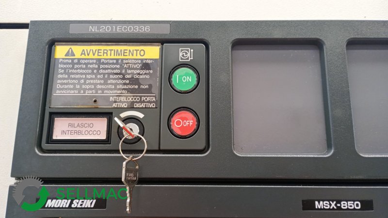 TORNIO CNC COMPLETO DI CARICATORE DI BARRE CORTO in vendita - foto 9