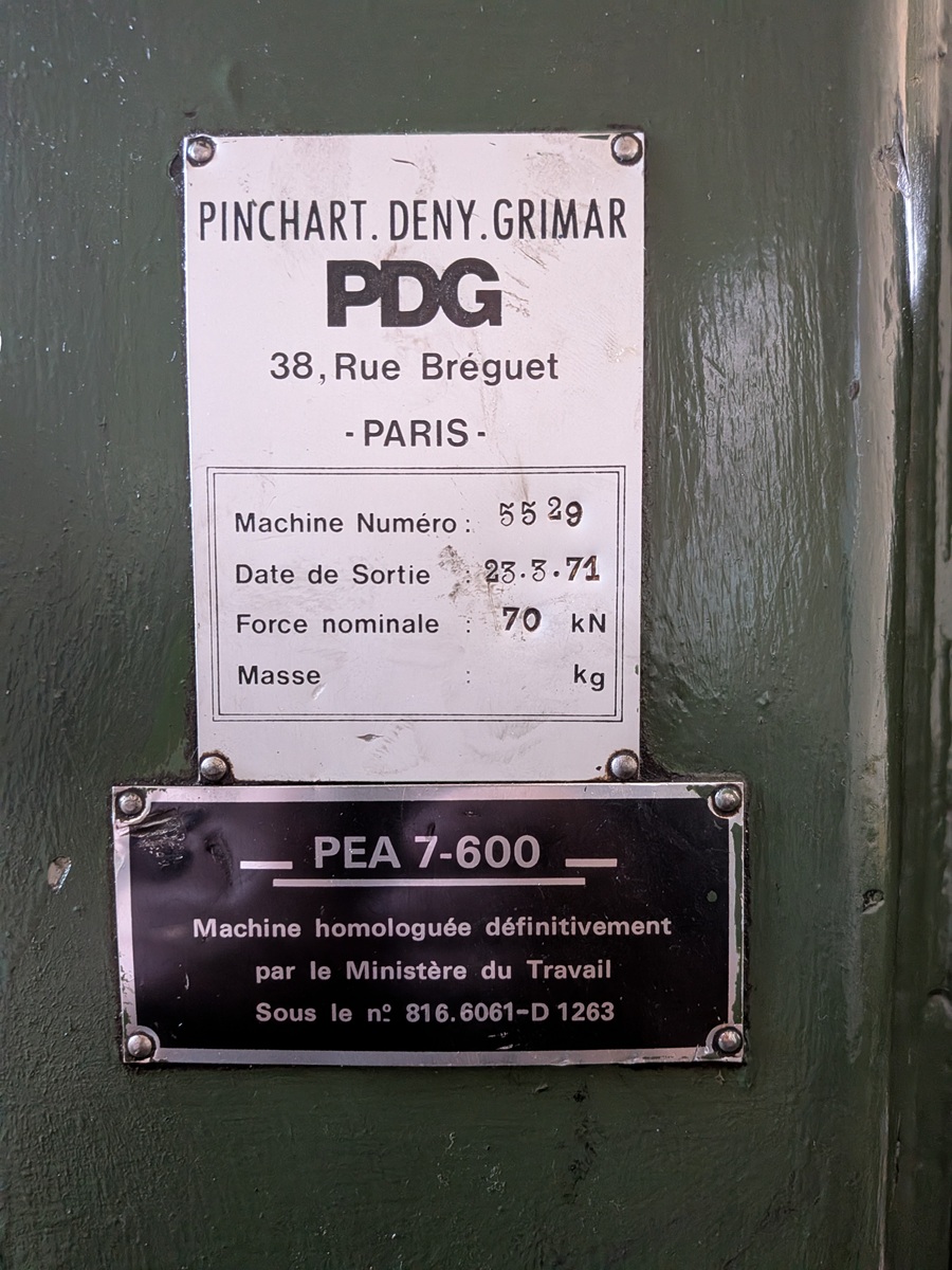 Punzonatrice PDG in vendita - foto 7
