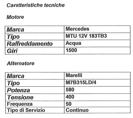 GRUPPO ELETTROGENO 580 KWa in vendita - foto 5