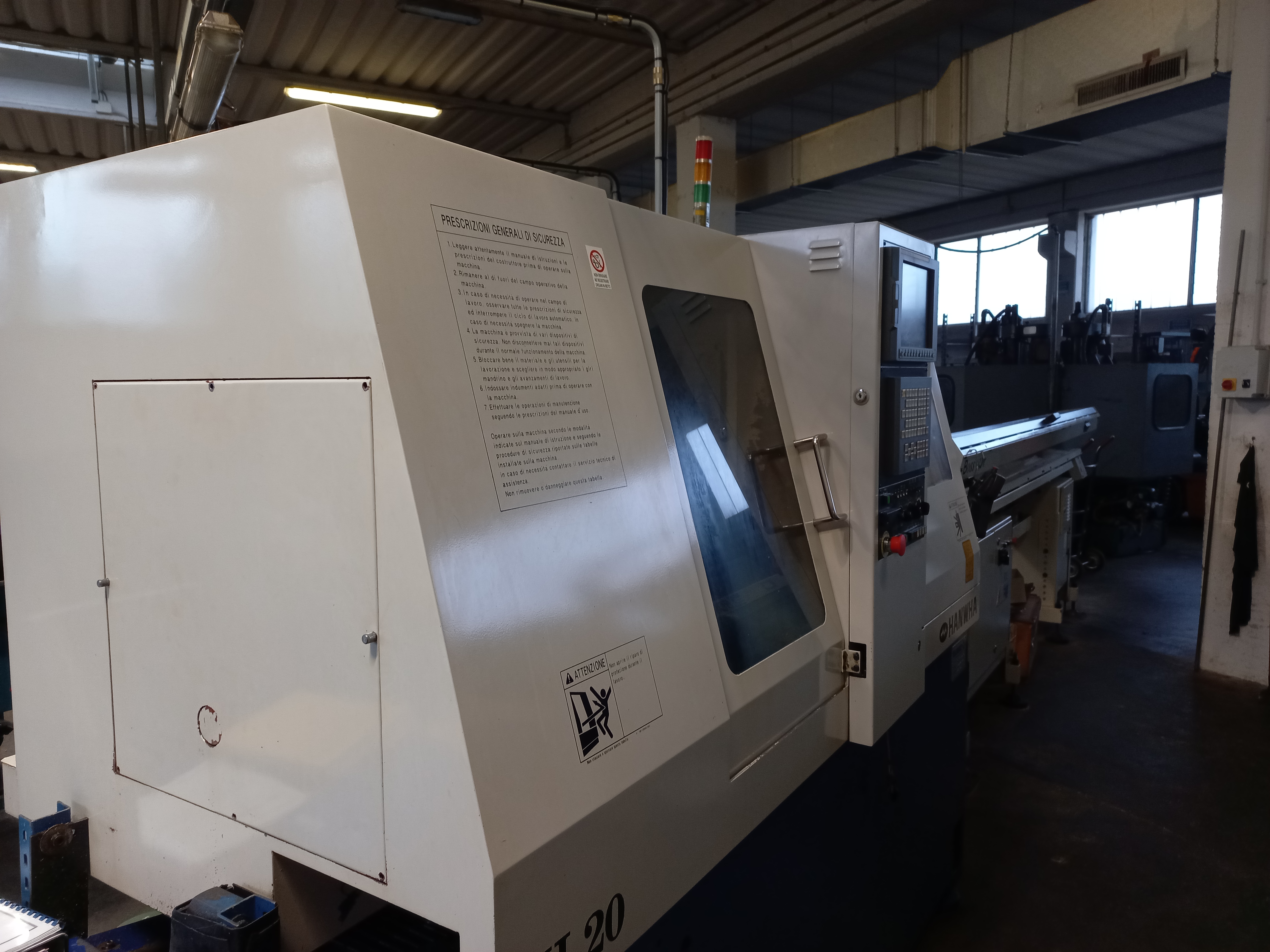 TORNIO FANTINA MOBILE CNC HANWHA ML20  in vendita - foto 2