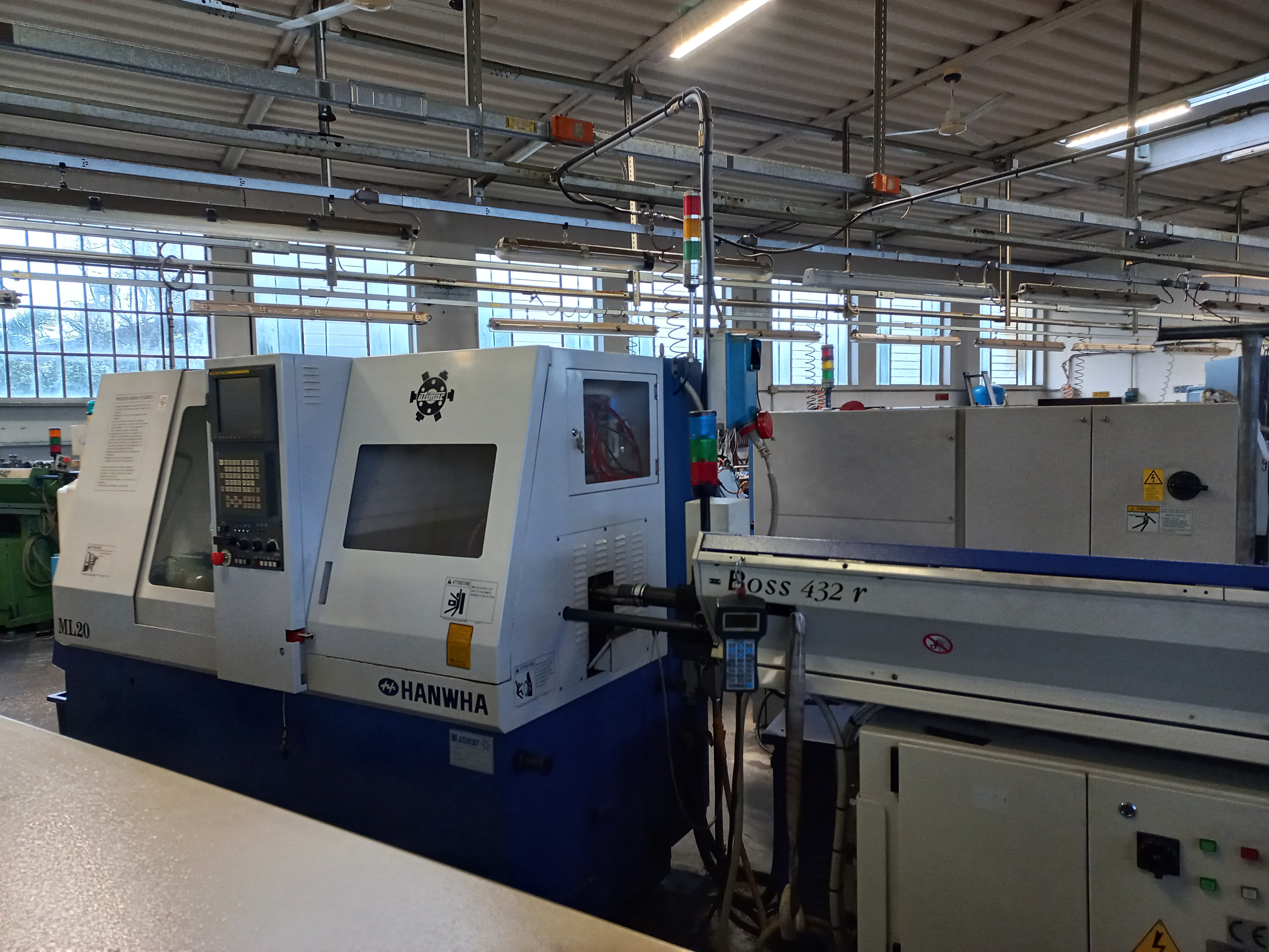 TORNIO FANTINA MOBILE CNC HANWHA ML20  in vendita - foto 3
