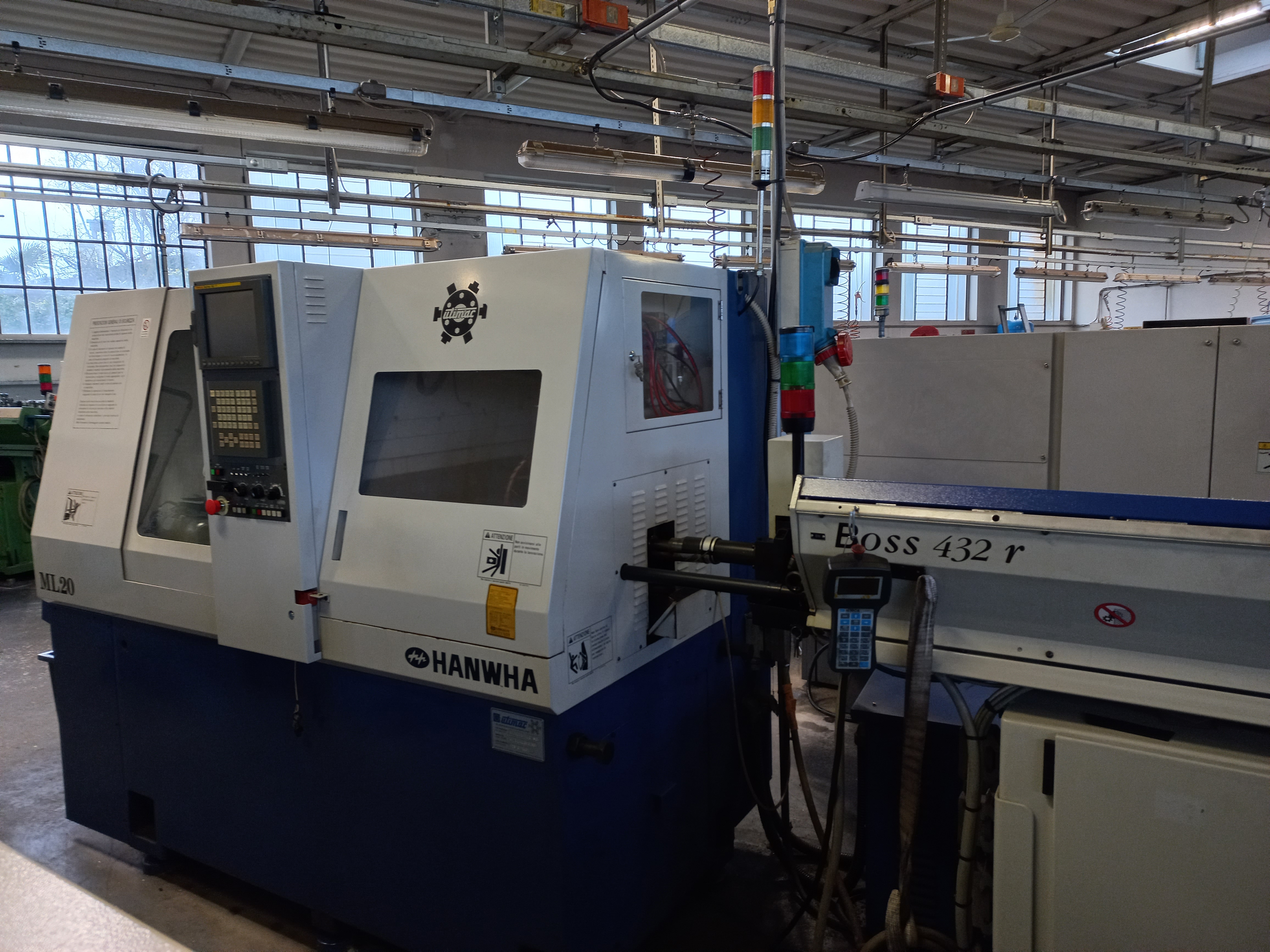 TORNIO FANTINA MOBILE CNC HANWHA ML20  in vendita - foto 1