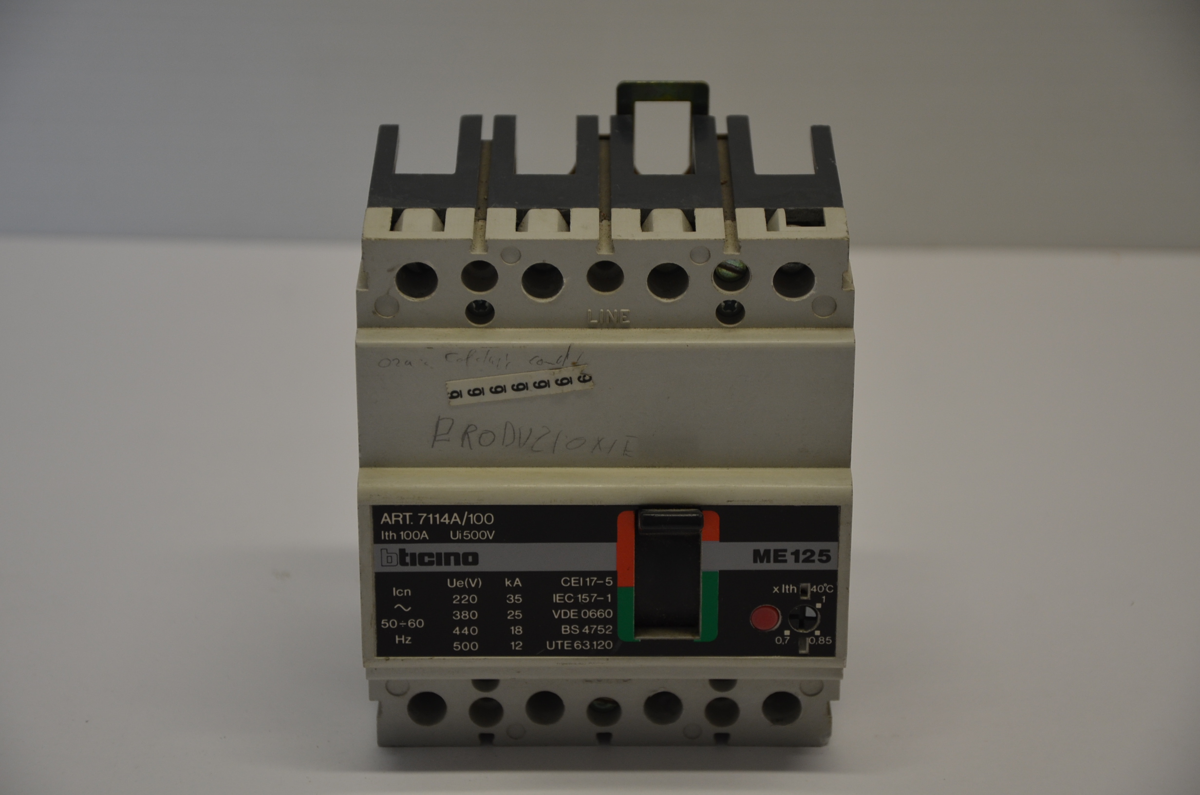 Interruttore Bticino mod. ME125 art. 7114A/100 in vendita - foto 1