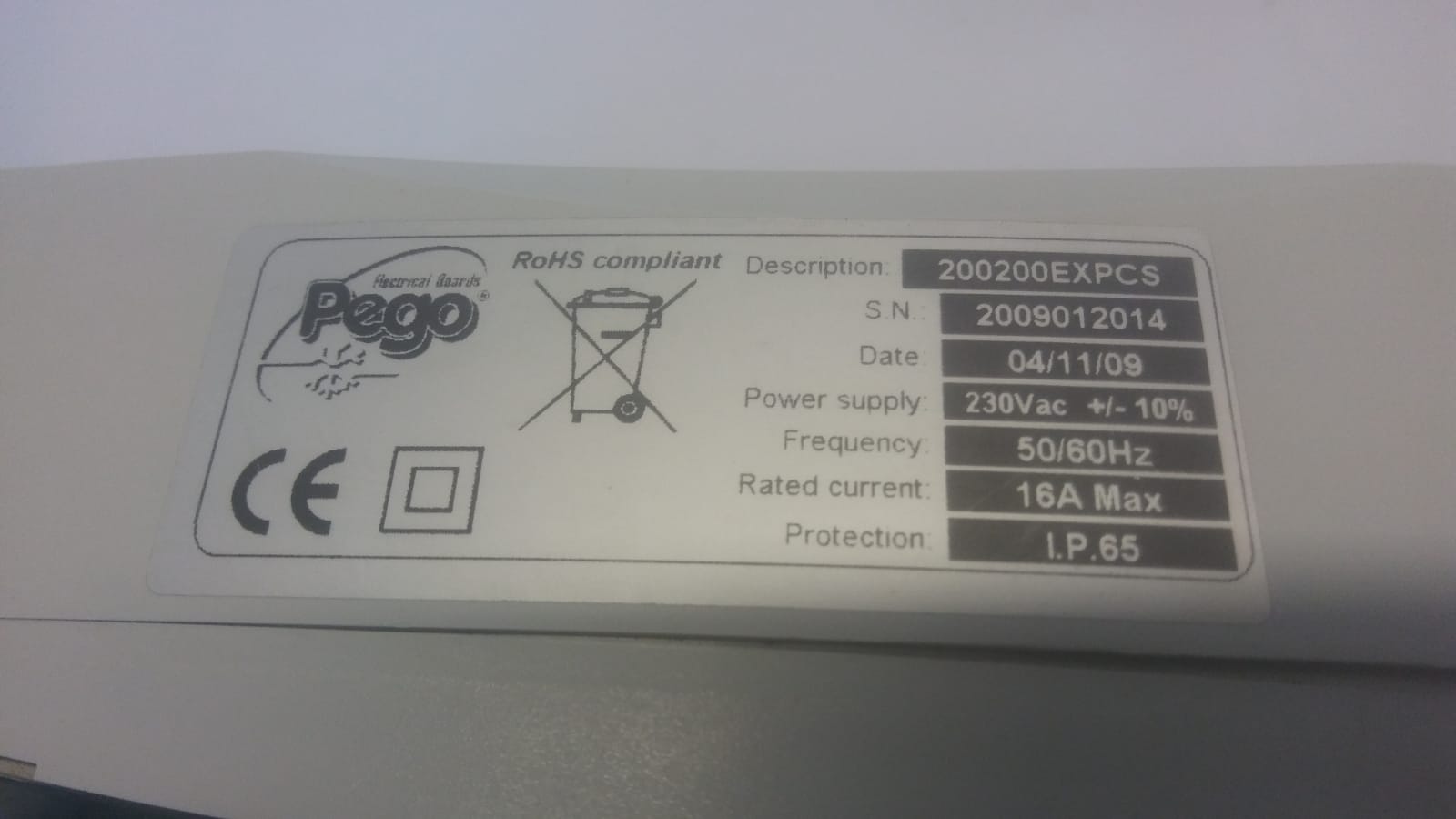 Quadro elettrico - Pego serie 200 Expert 200200EXPCS in vendita - foto 2