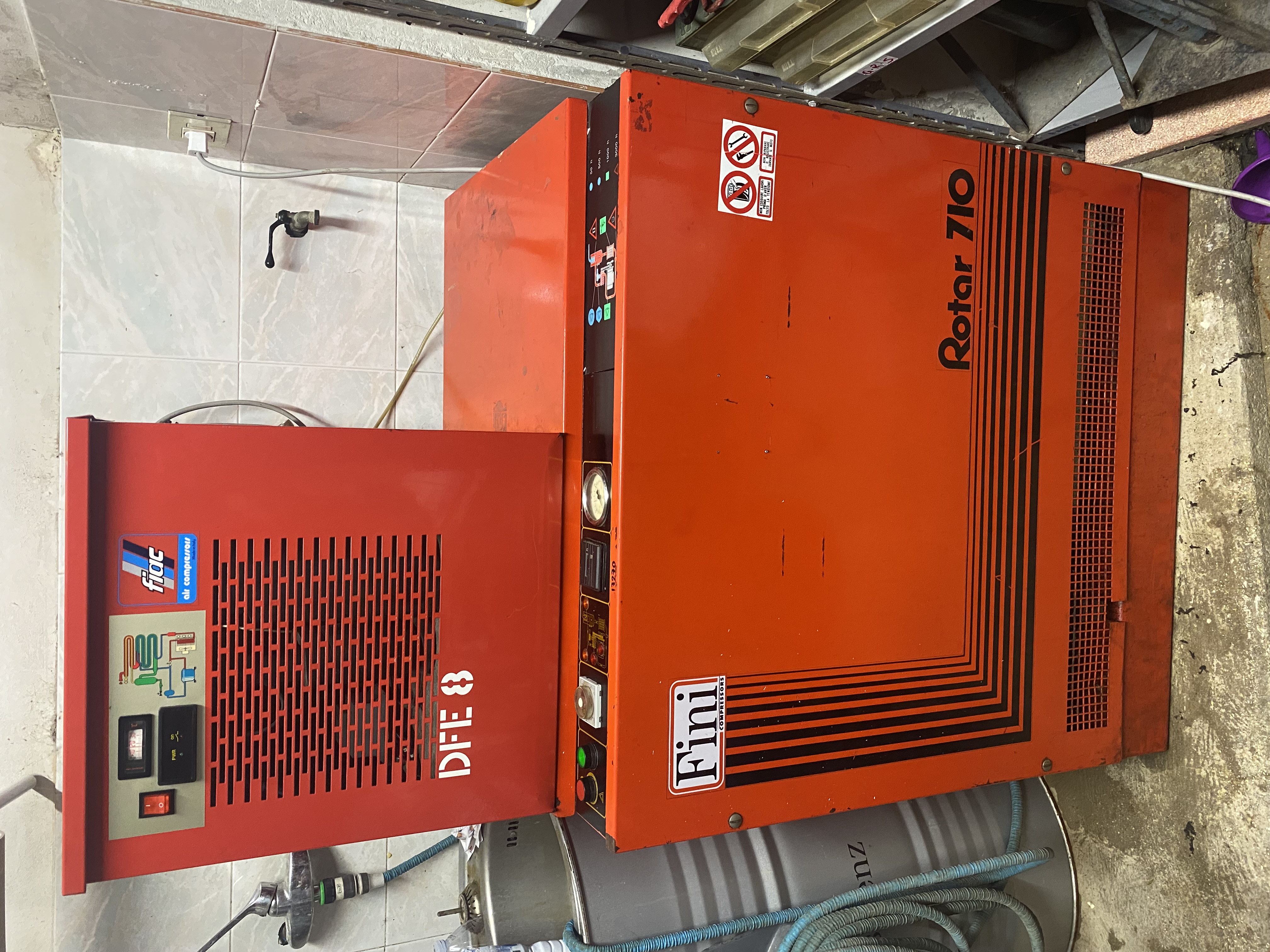 Compressore aria rotativo 5.5kw FINI ROTAR 710 in vendita - foto 1