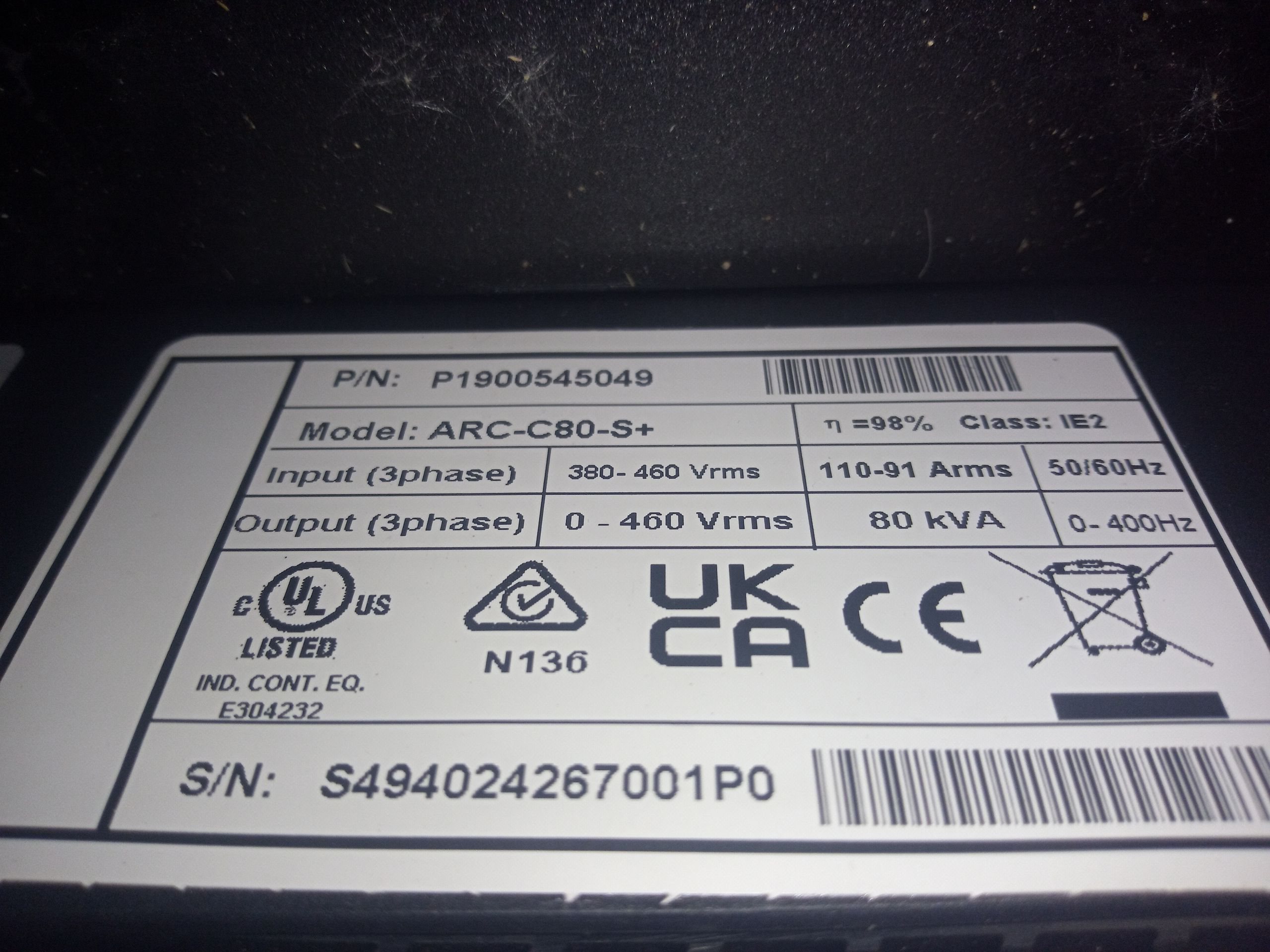 Inverter per compressore 80kva in vendita - foto 2