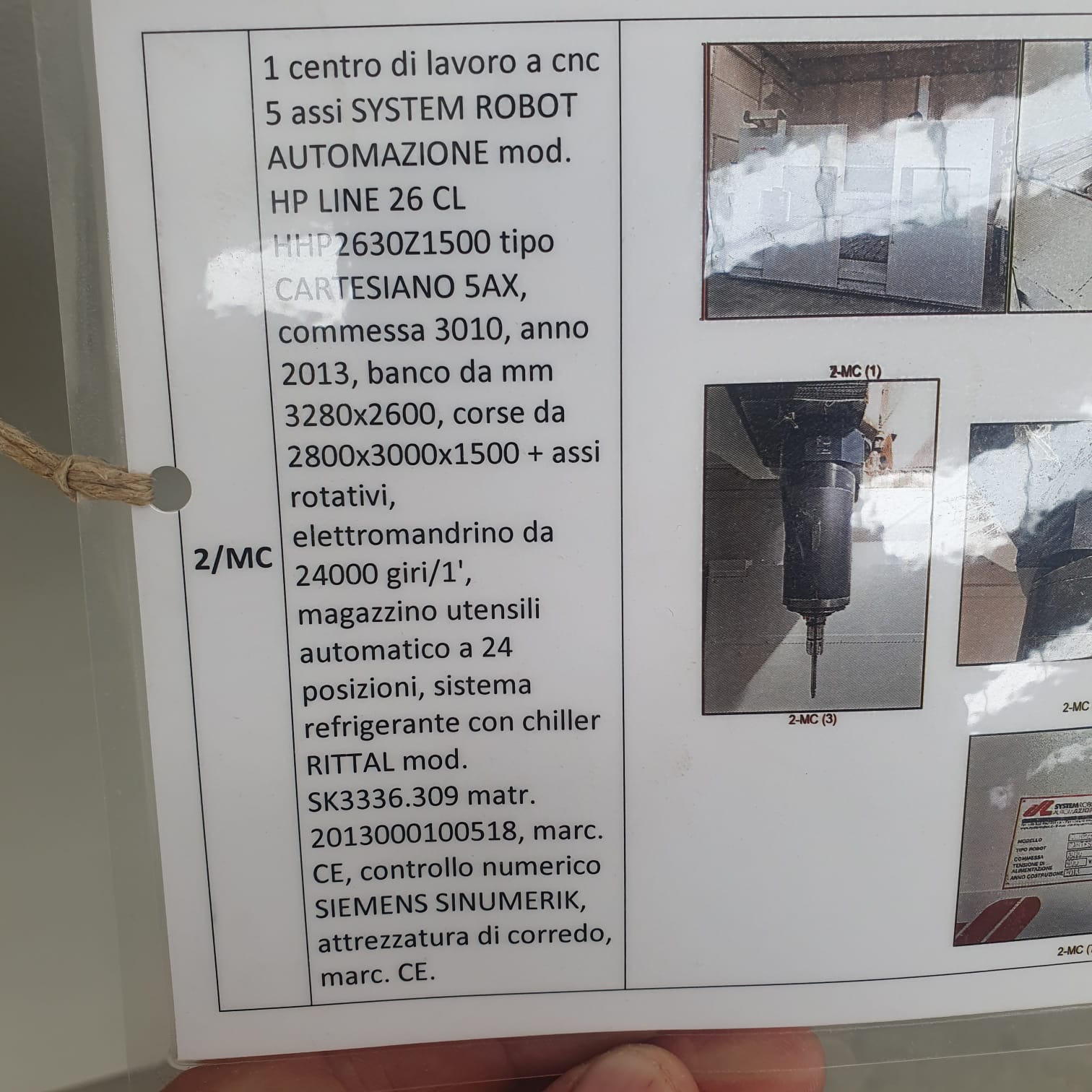 CNC SYSTEM ROBOT 5 ASSI IN CONTINUO in vendita - foto 7