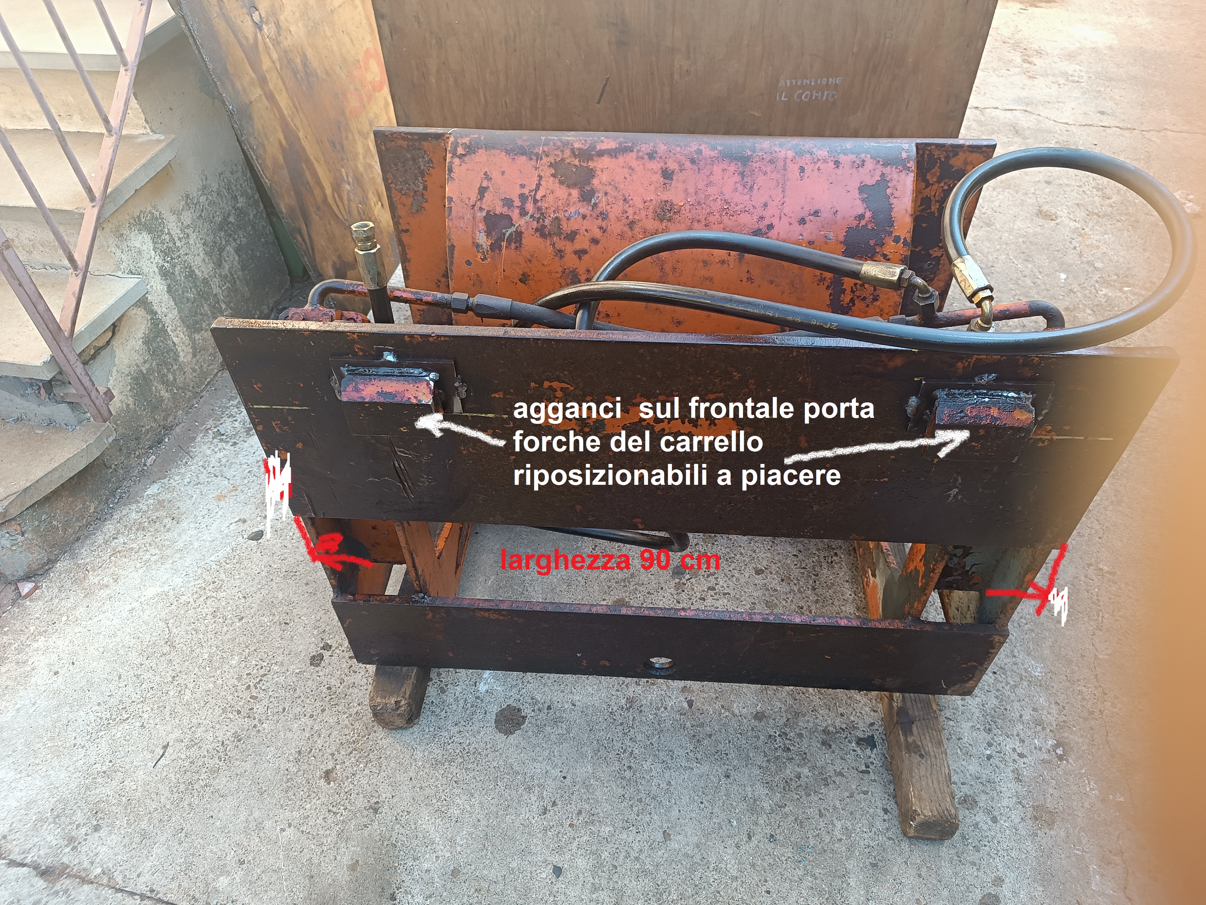 benna idraulica  carrello elevatore  in vendita - foto 2