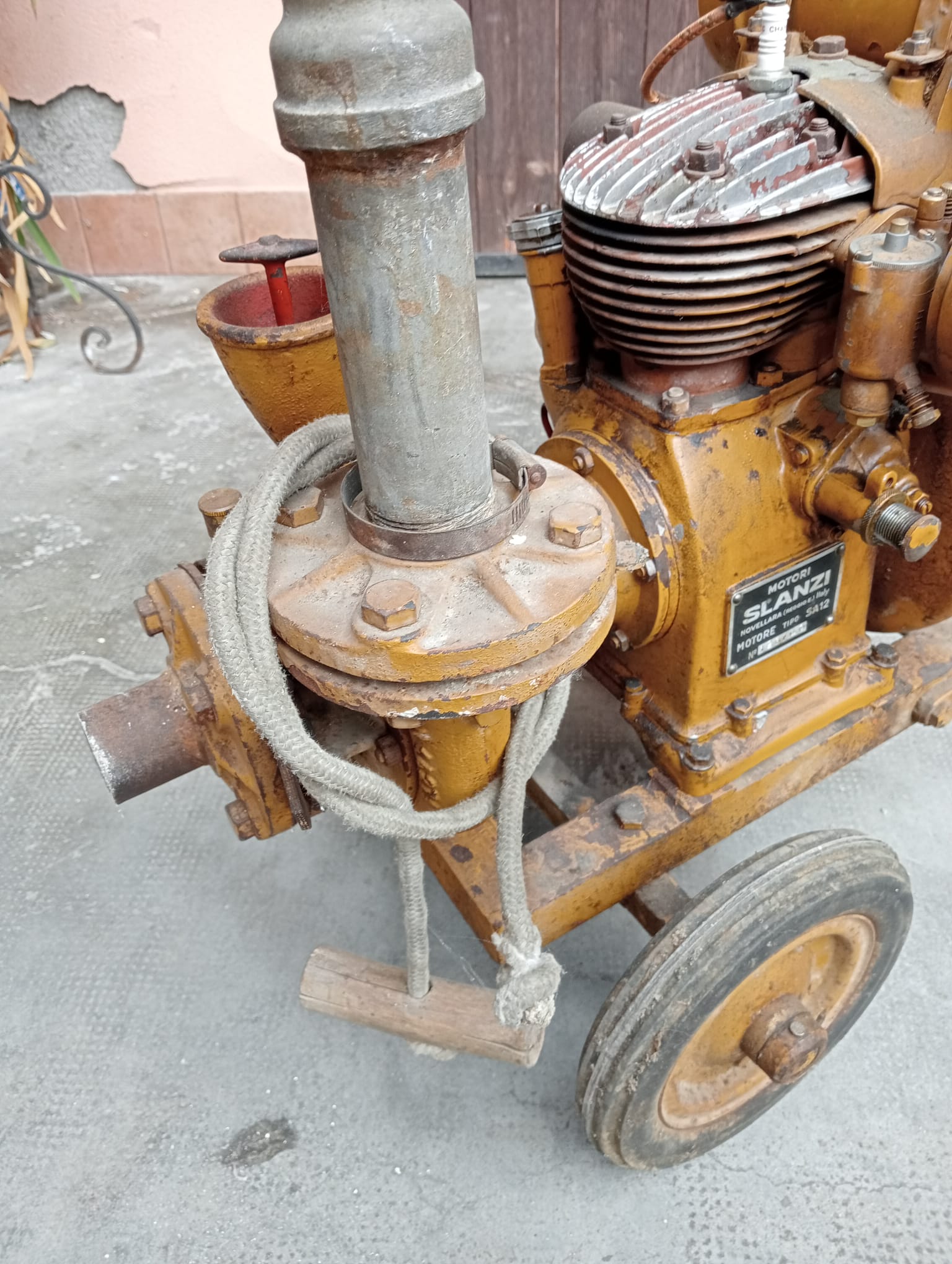 Motopompa Slanzi Anni '50 - Modello FM40 SA12  in vendita - foto 2