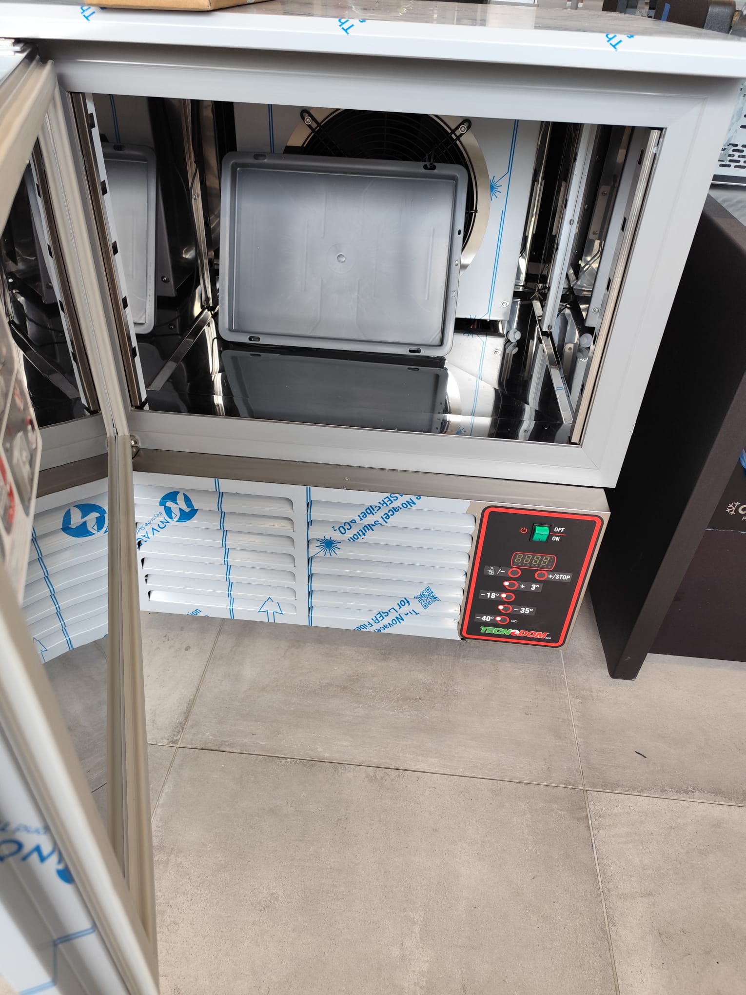 Frigo acciaio 700lt - Abbattitore 5 teglie -40°C in vendita - foto 8