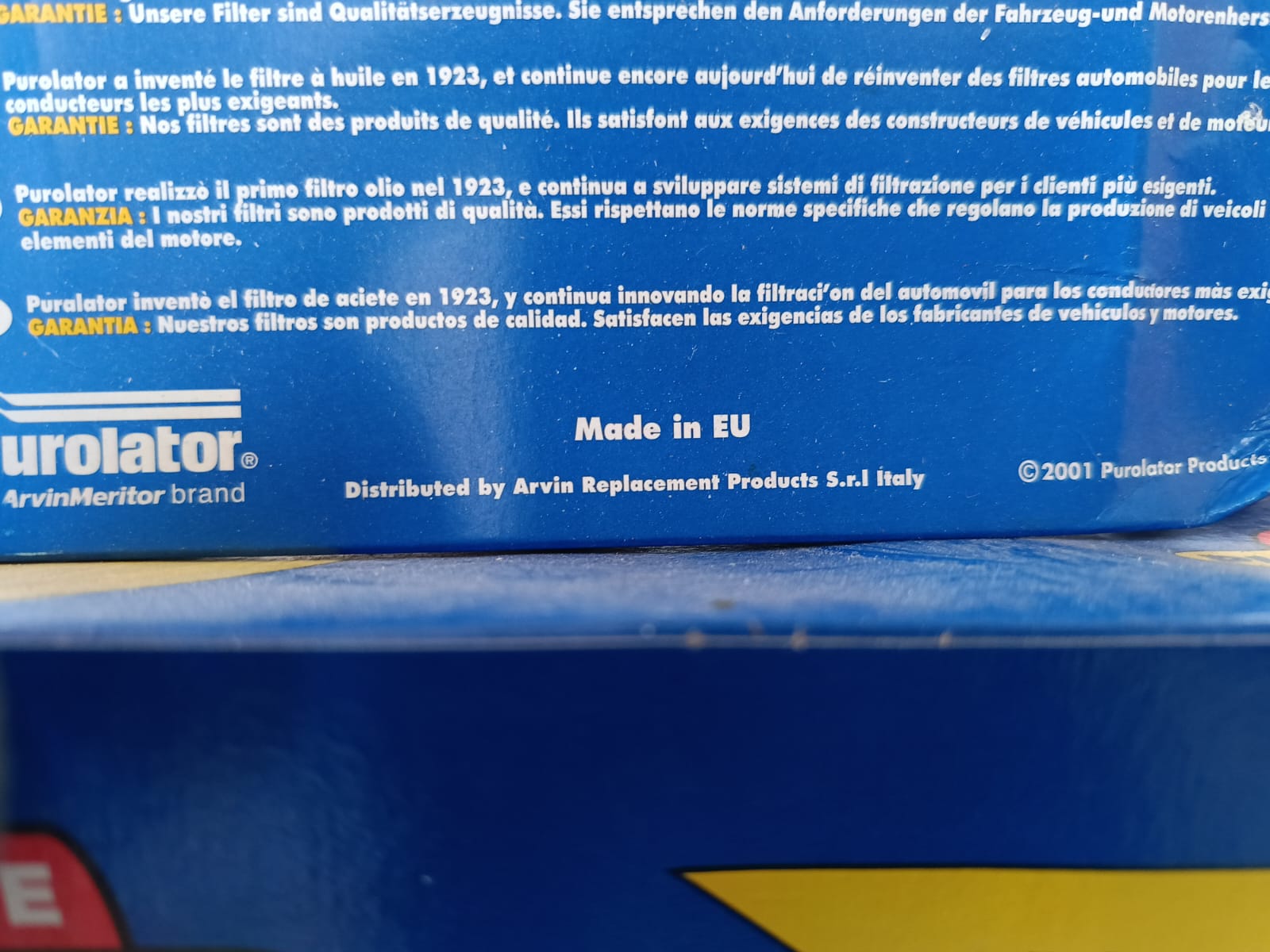 STOCK FILTRI PUROLATOR in vendita - foto 8