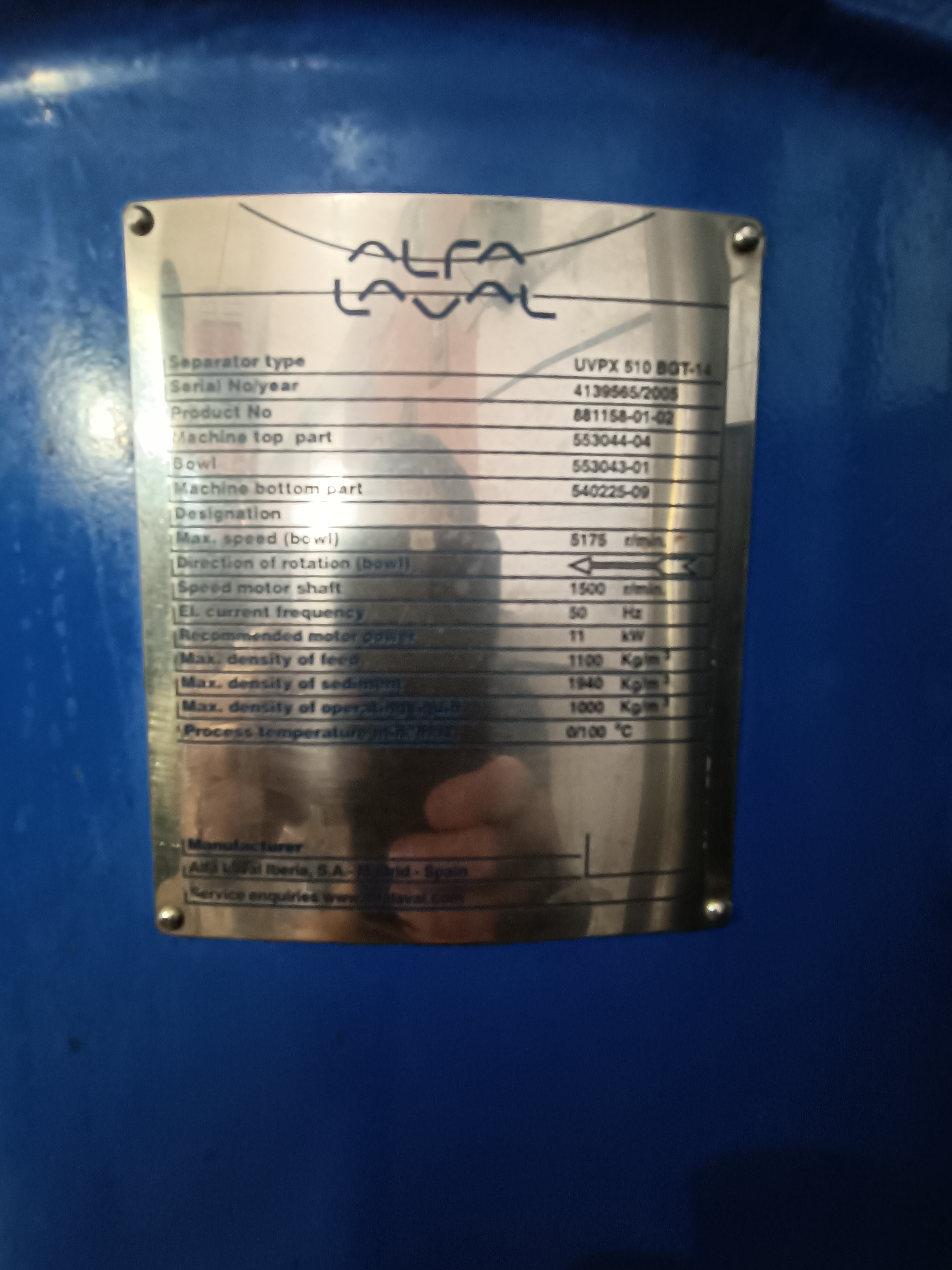 Impianto produzione Olio evo ALFA LAVAL 20 Ql/ora  in vendita - foto 15