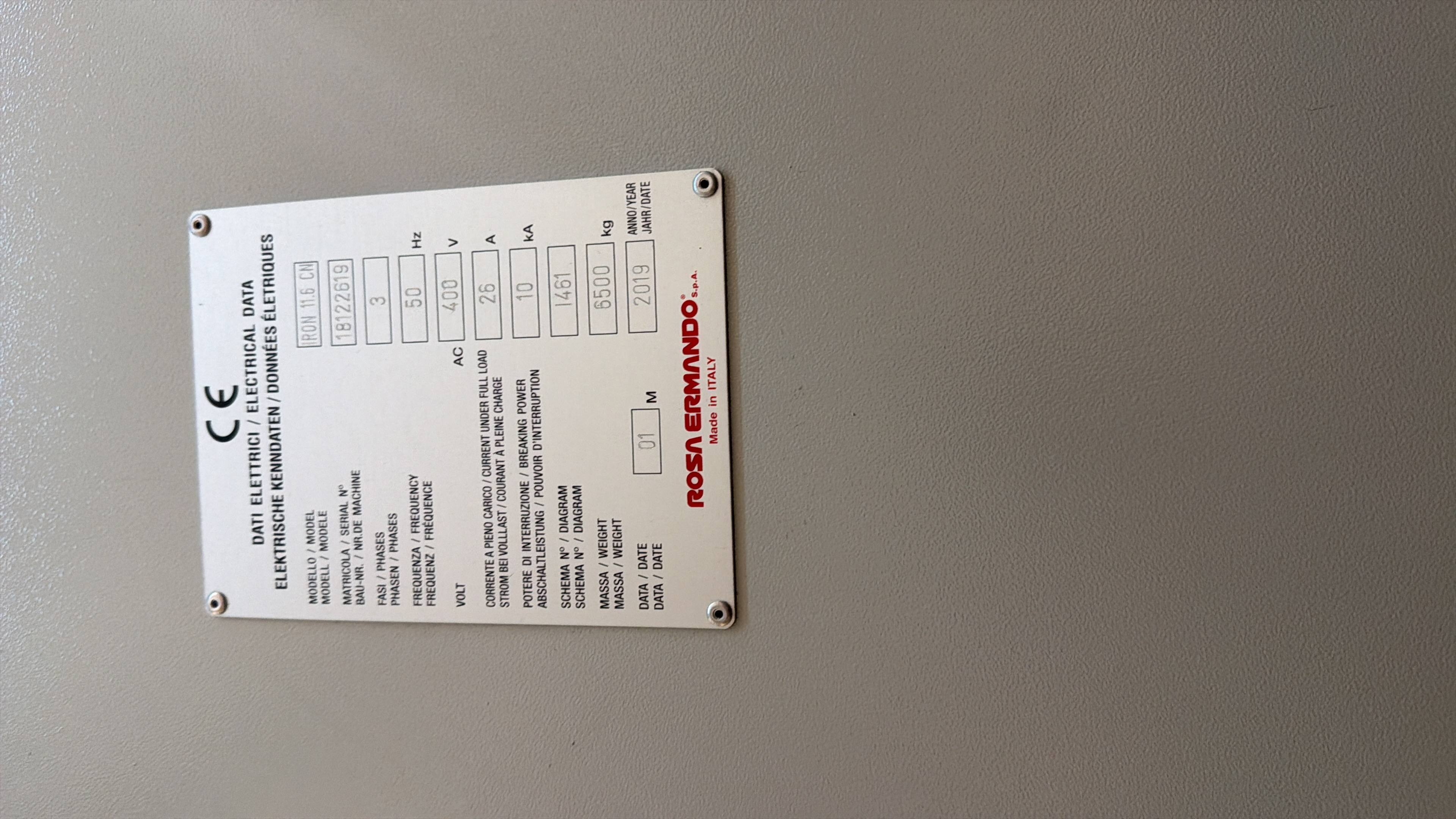 Rettifica tangenziale ROSA IRON 11.6 CN in vendita - foto 2