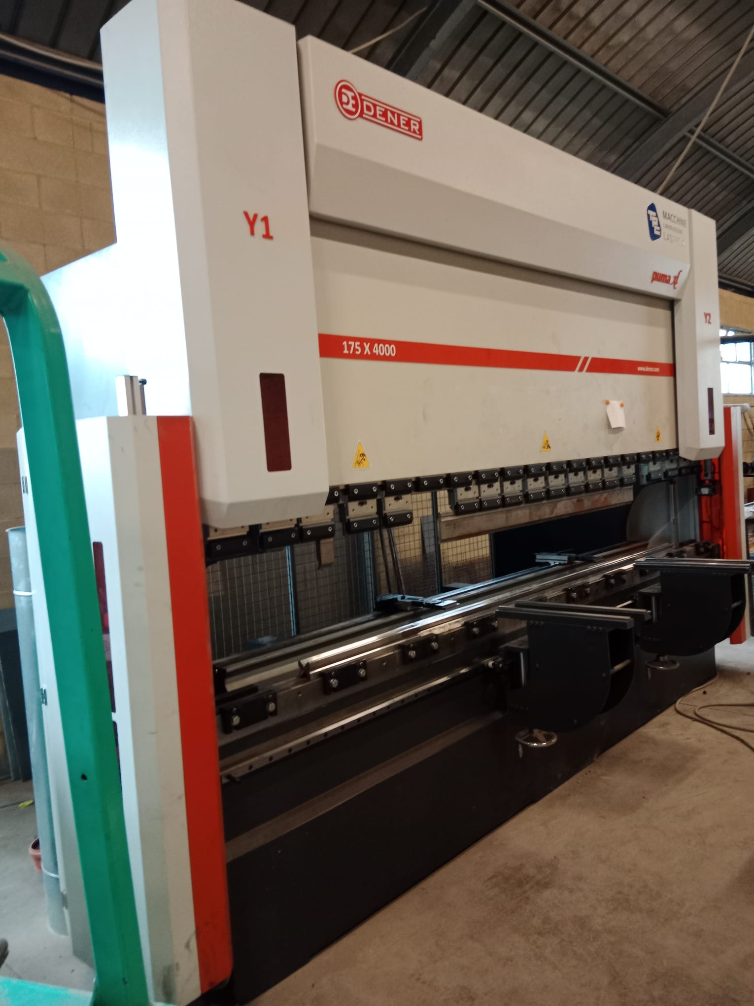 Pressa Piegatrice DENER 173x4000 – CNC Asse Y1 in vendita - foto 4