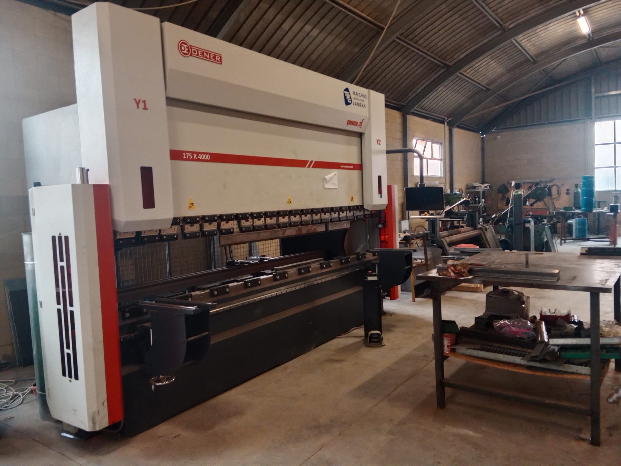 Pressa Piegatrice DENER 173x4000 – CNC Asse Y1 in vendita - foto 2