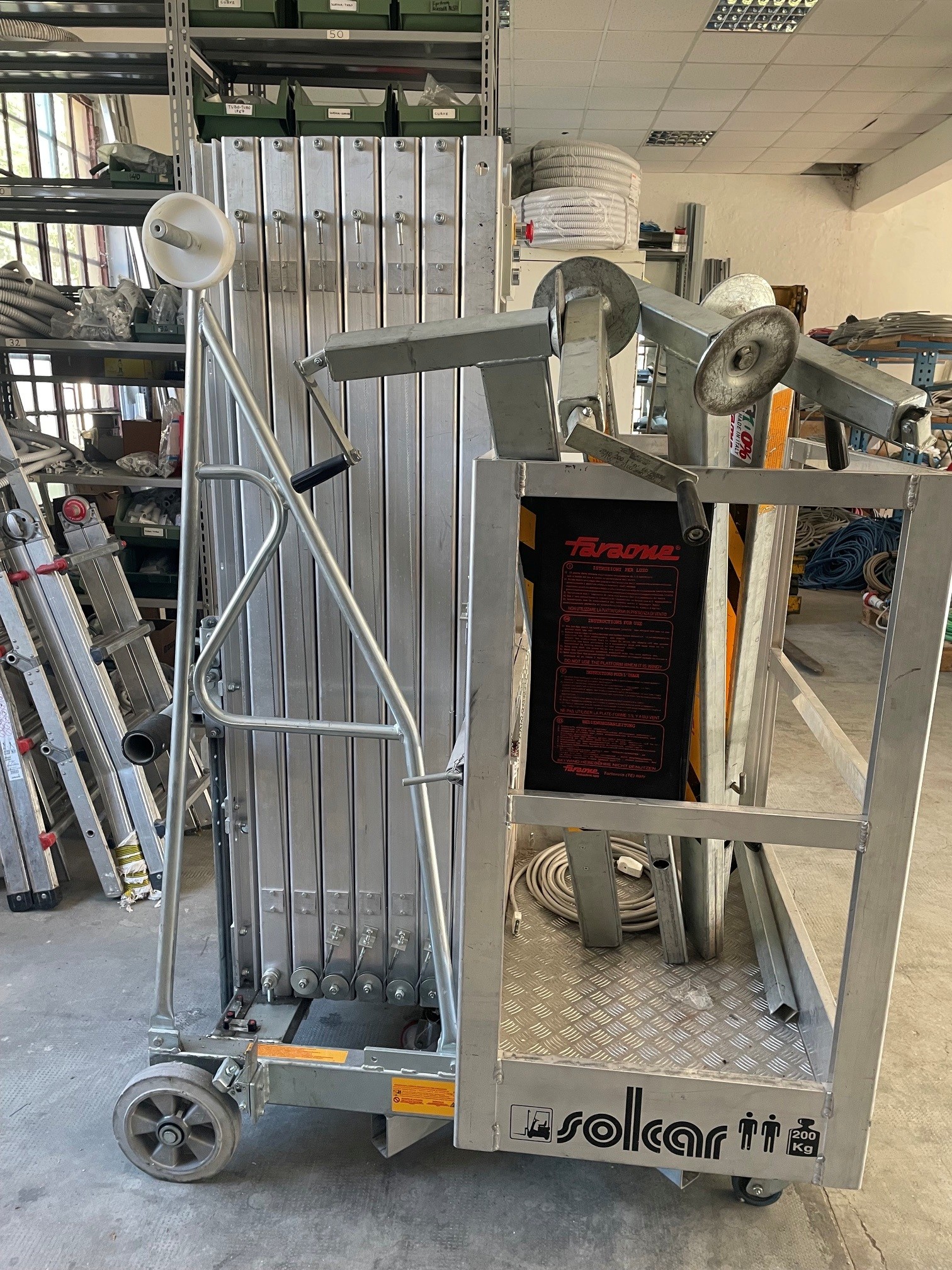 Piattaforma aerea ZP10 Faraone Industrie s.p.a. in vendita - foto 3