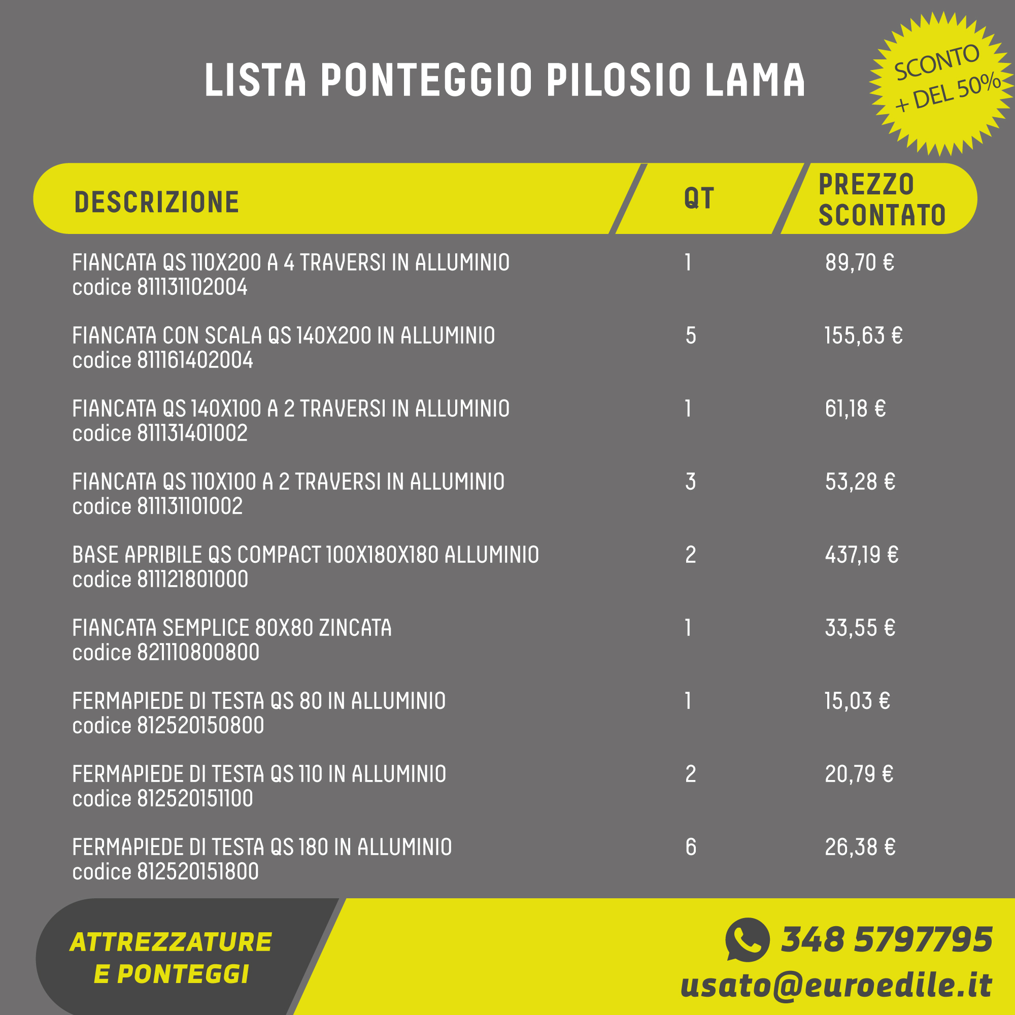 Ponteggio LAMA PILOSIO usato in vendita - foto 12