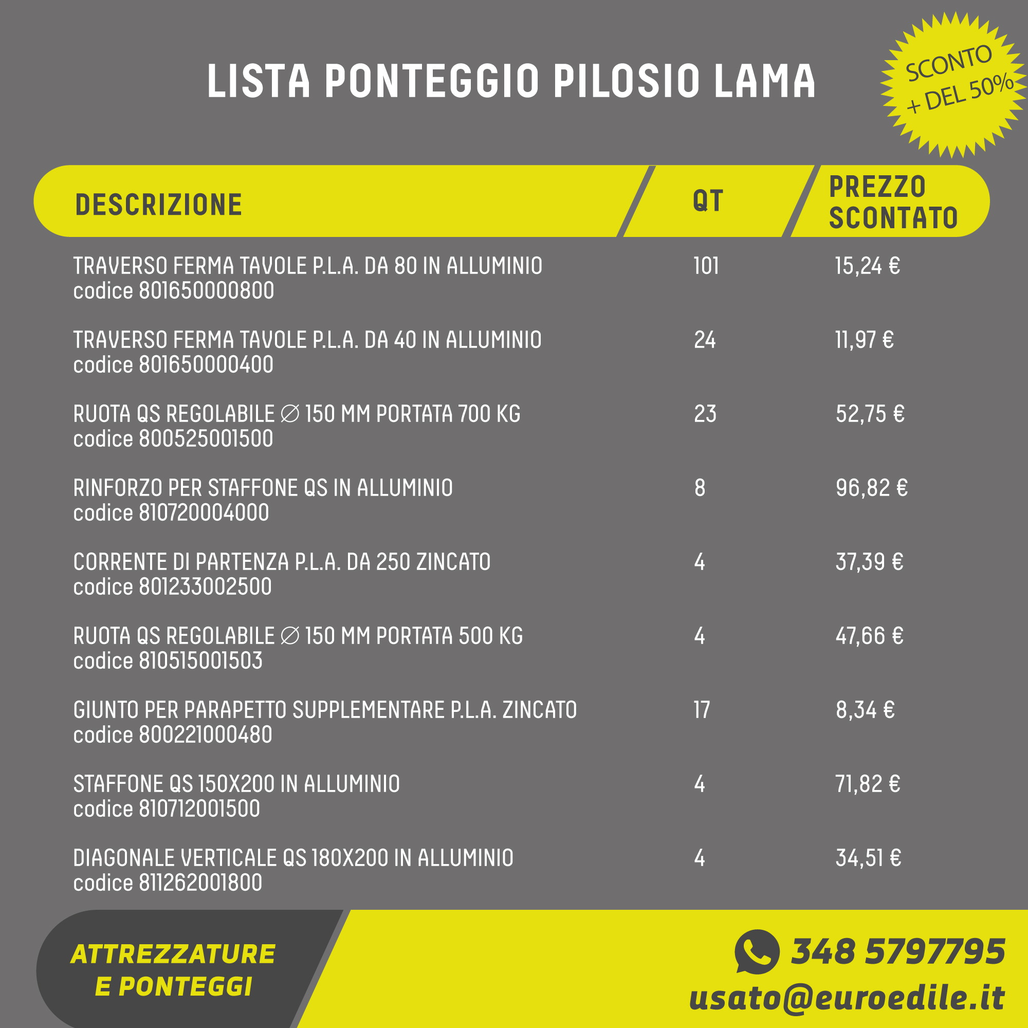 Ponteggio LAMA PILOSIO usato in vendita - foto 14