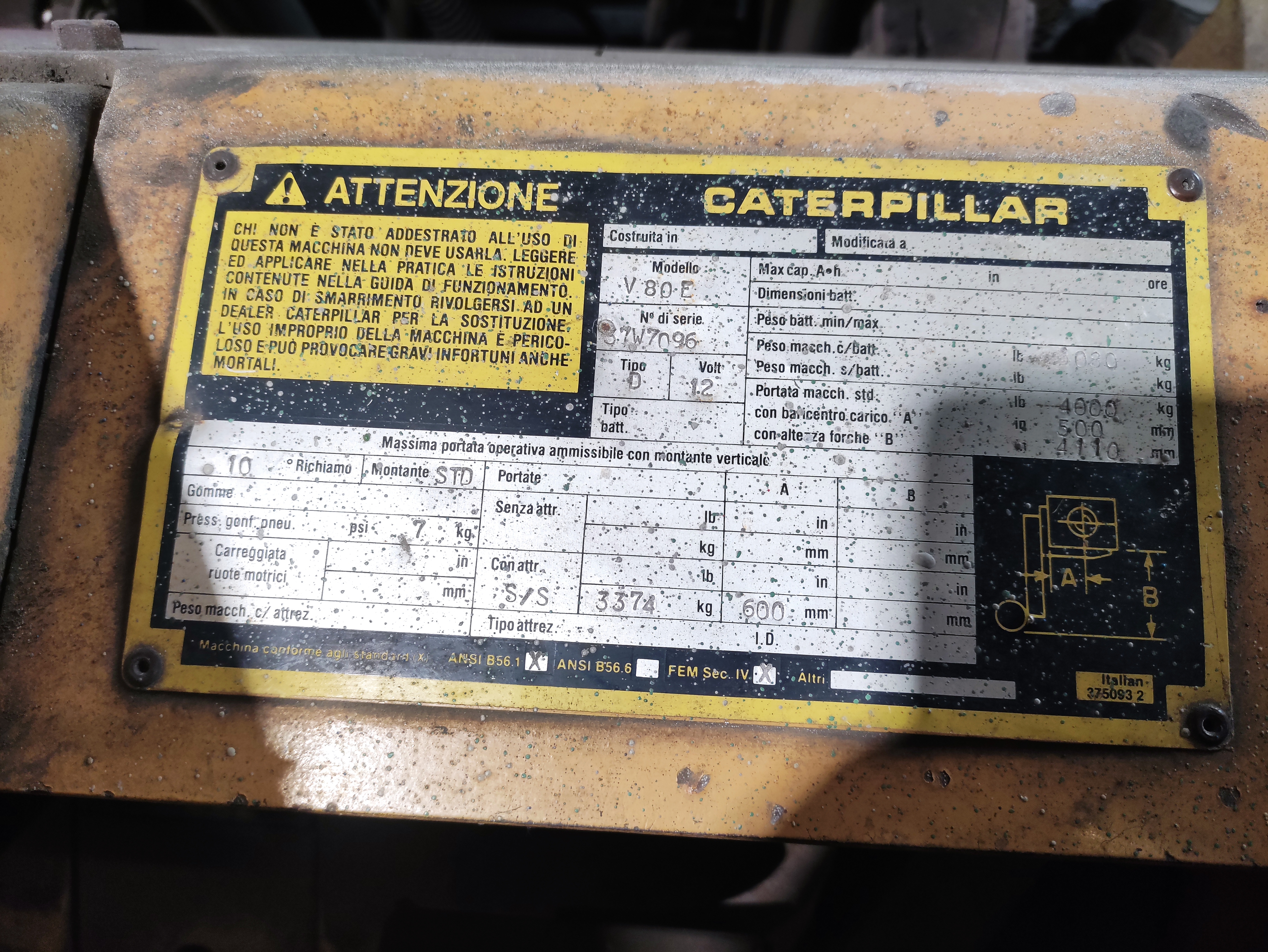 Caterpillar V80E in vendita - foto 3