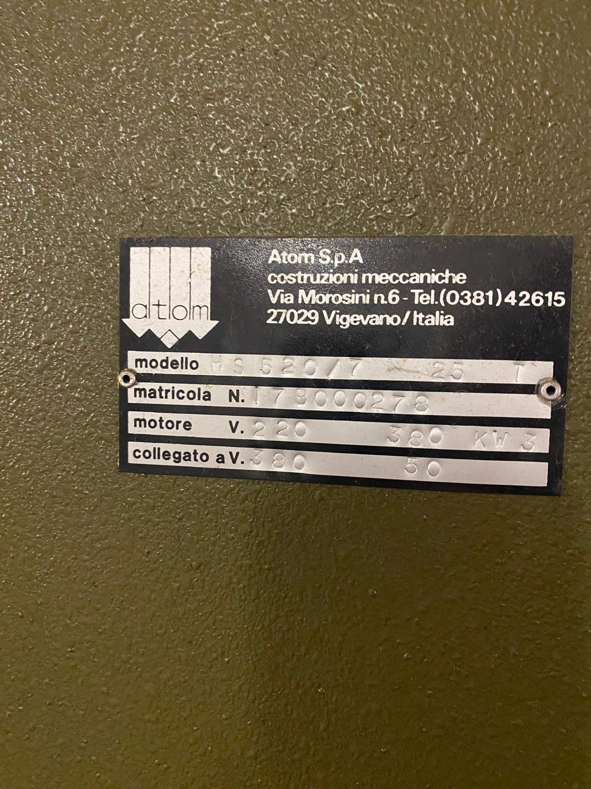 TRANCIA A PONTE ATOM HS520/7 25TON (200X80 75X75) in vendita - foto 2