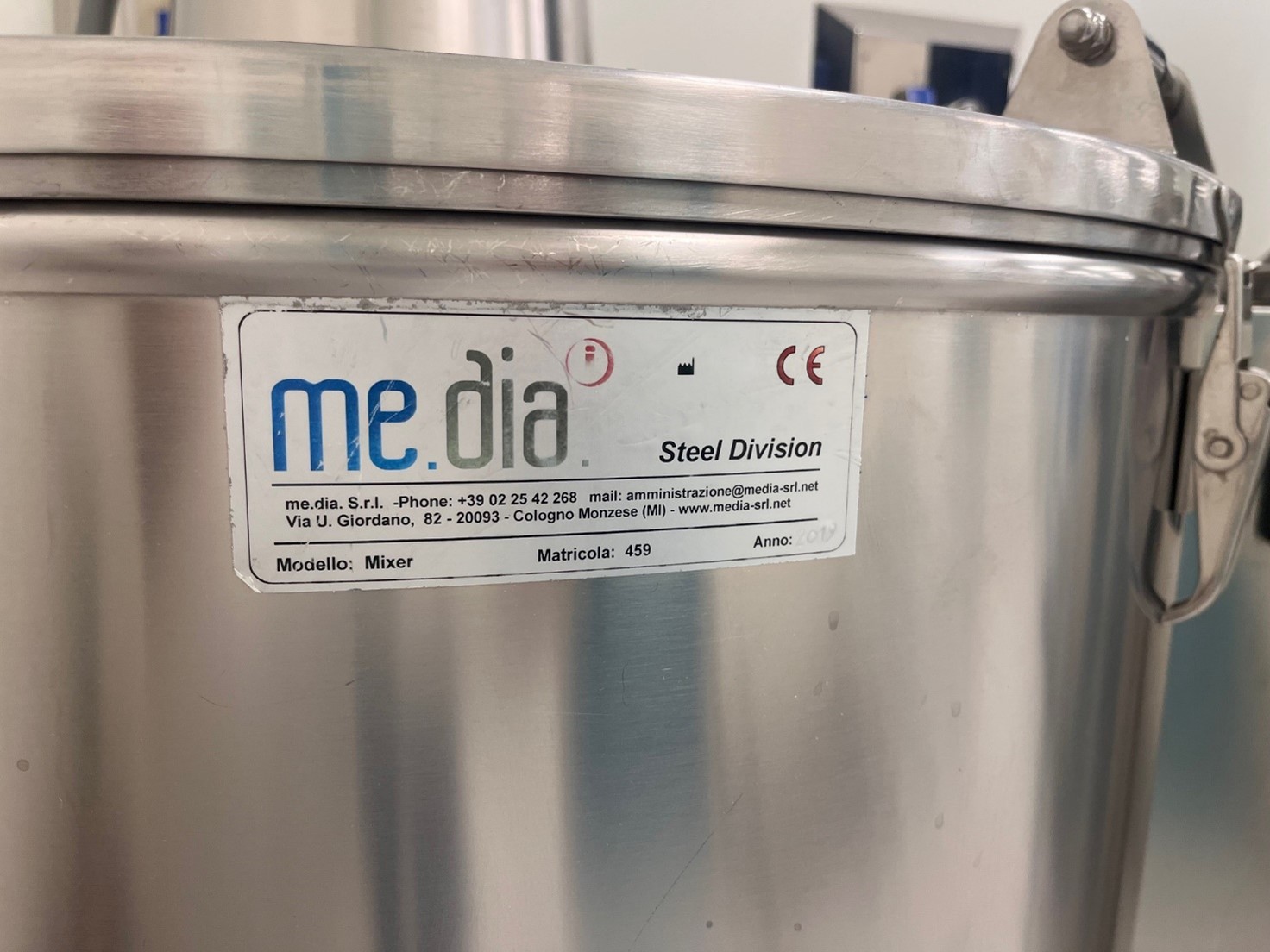 VENDO MISCELATORE PER LIQUIDI INOX in vendita - foto 3