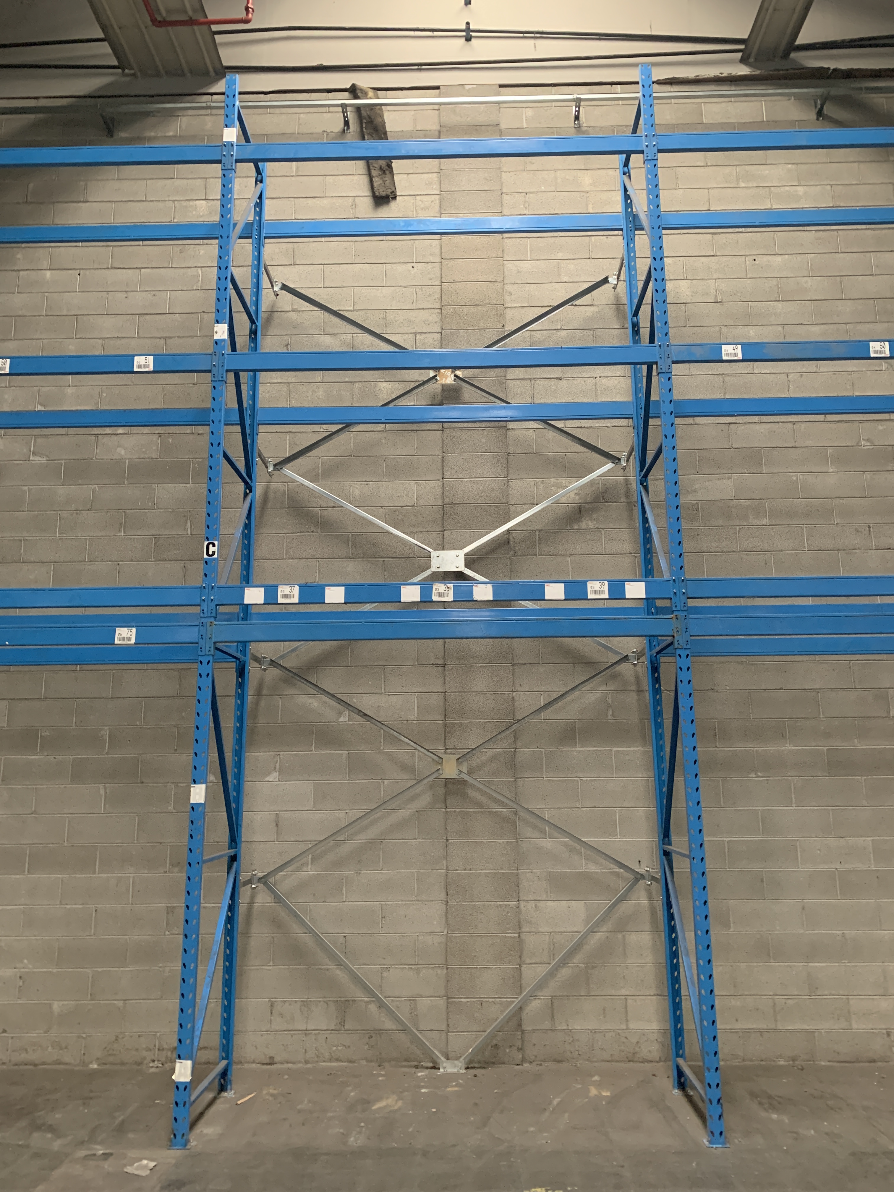 Scaffalatura industriale porta pallet componibile. in vendita - foto 1
