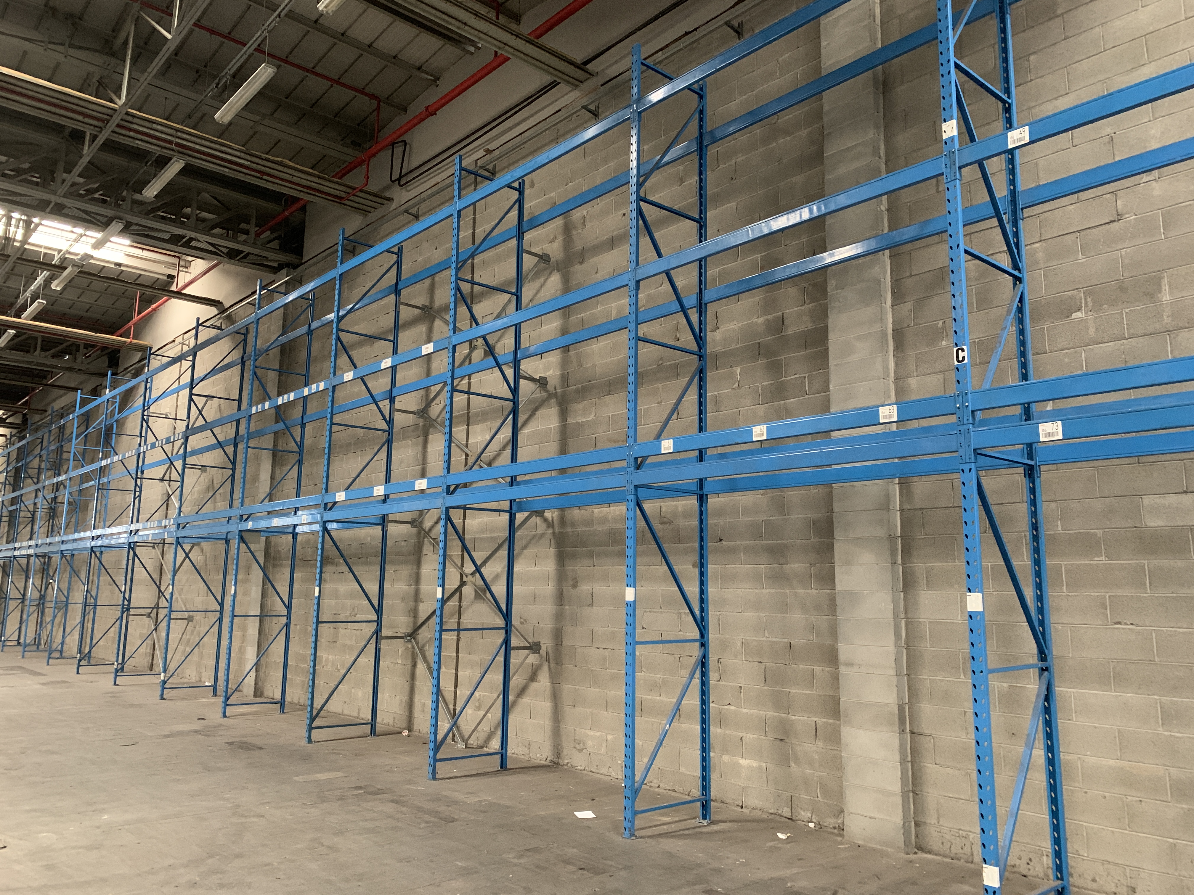 Scaffalatura industriale porta pallet componibile. in vendita - foto 2