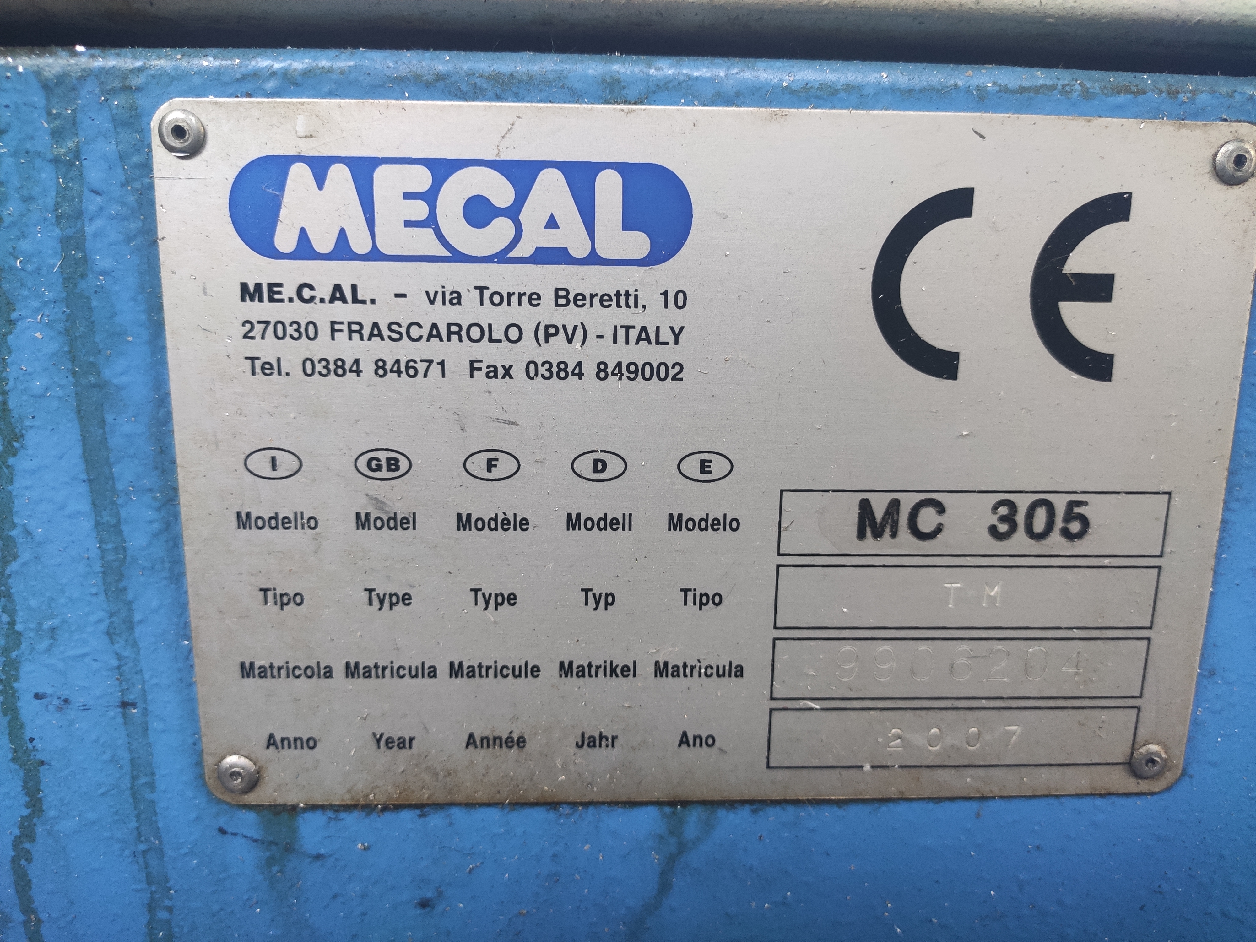 CENTRO DI LAVORO 4 ASSI MECAL MC 305 FAT TM in vendita - foto 2