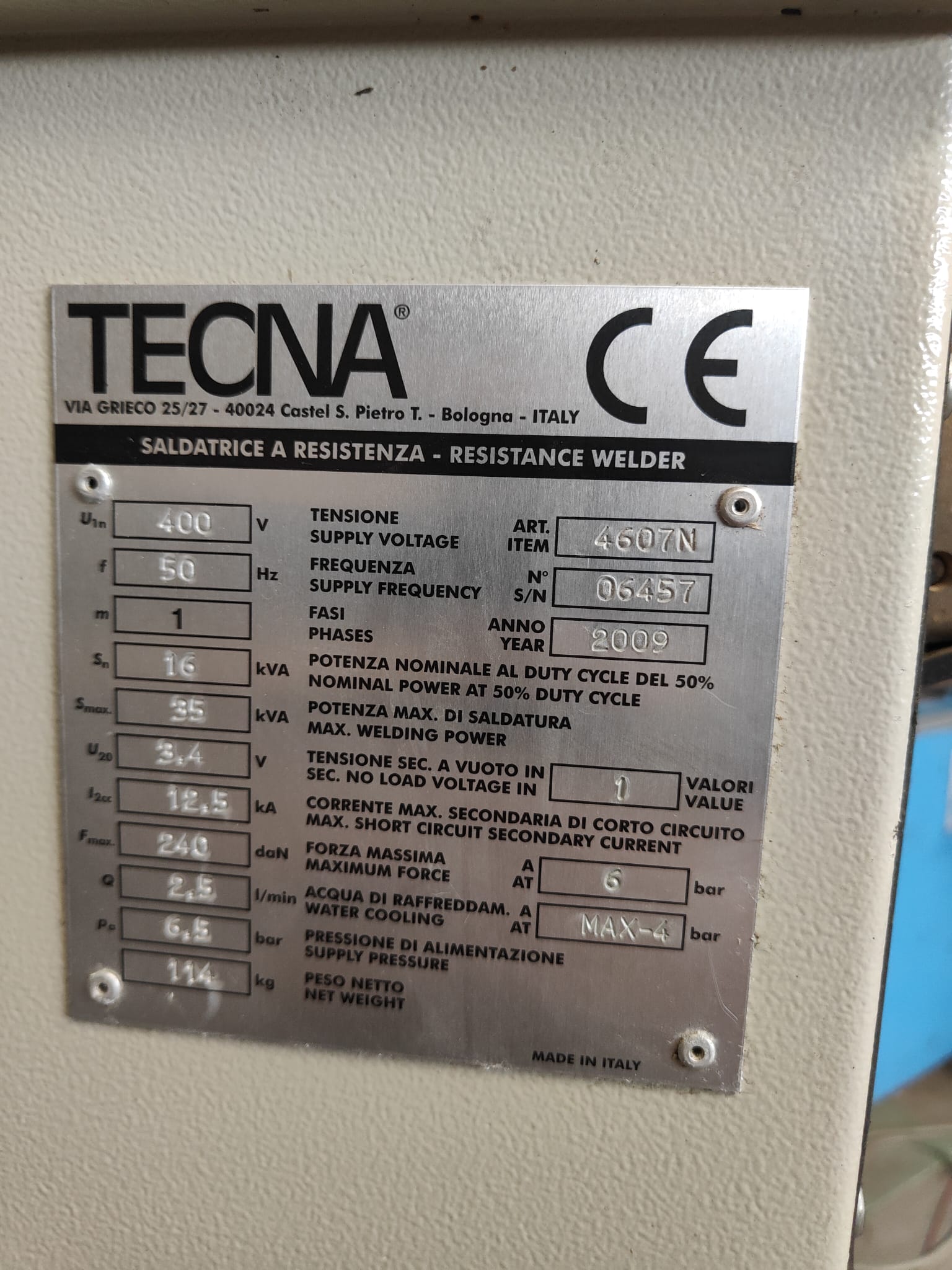 Punzonatrice Tecna in vendita - foto 3