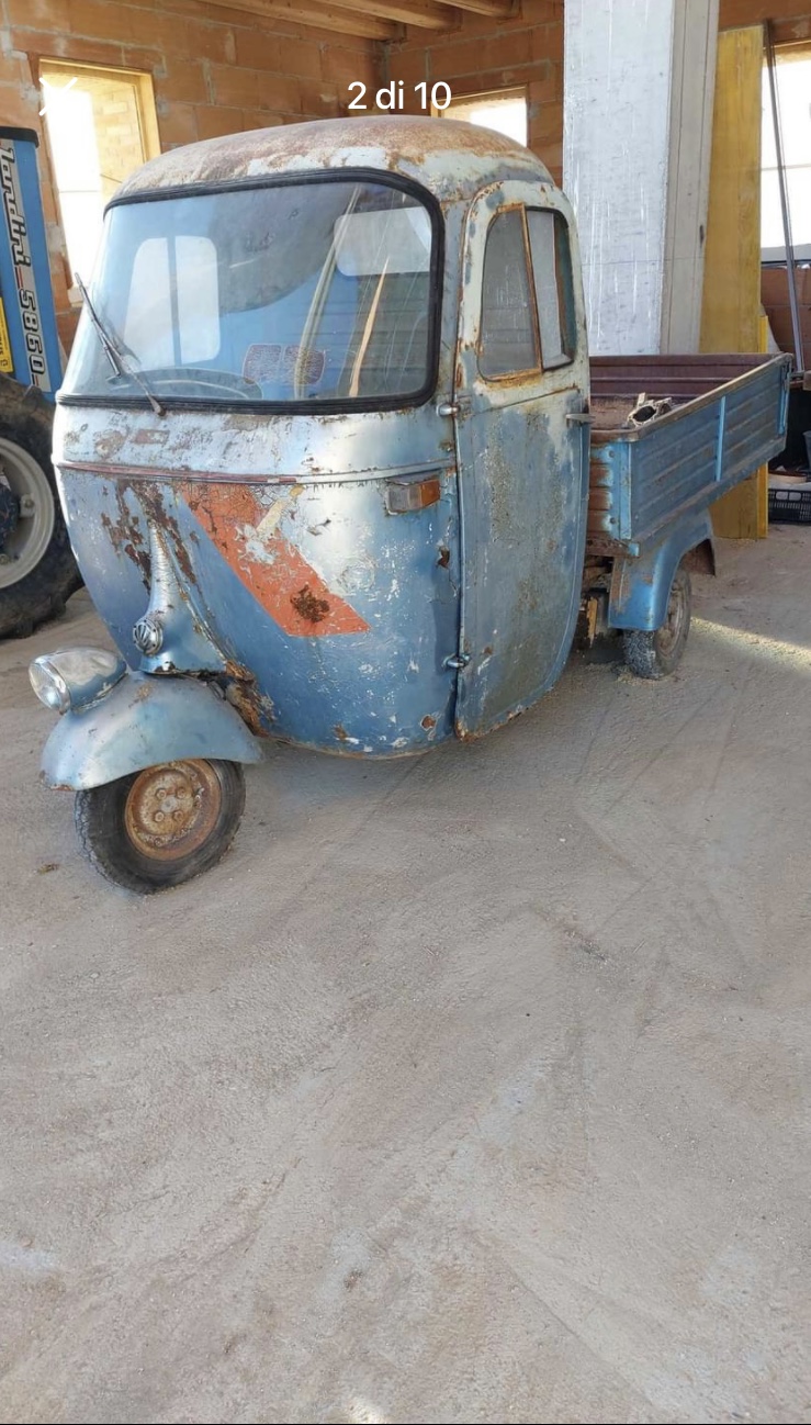 Ape Piaggio 150 faro sul parafango  in vendita - foto 3