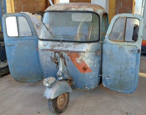 Ape Piaggio 150 faro sul parafango  in vendita - foto 1