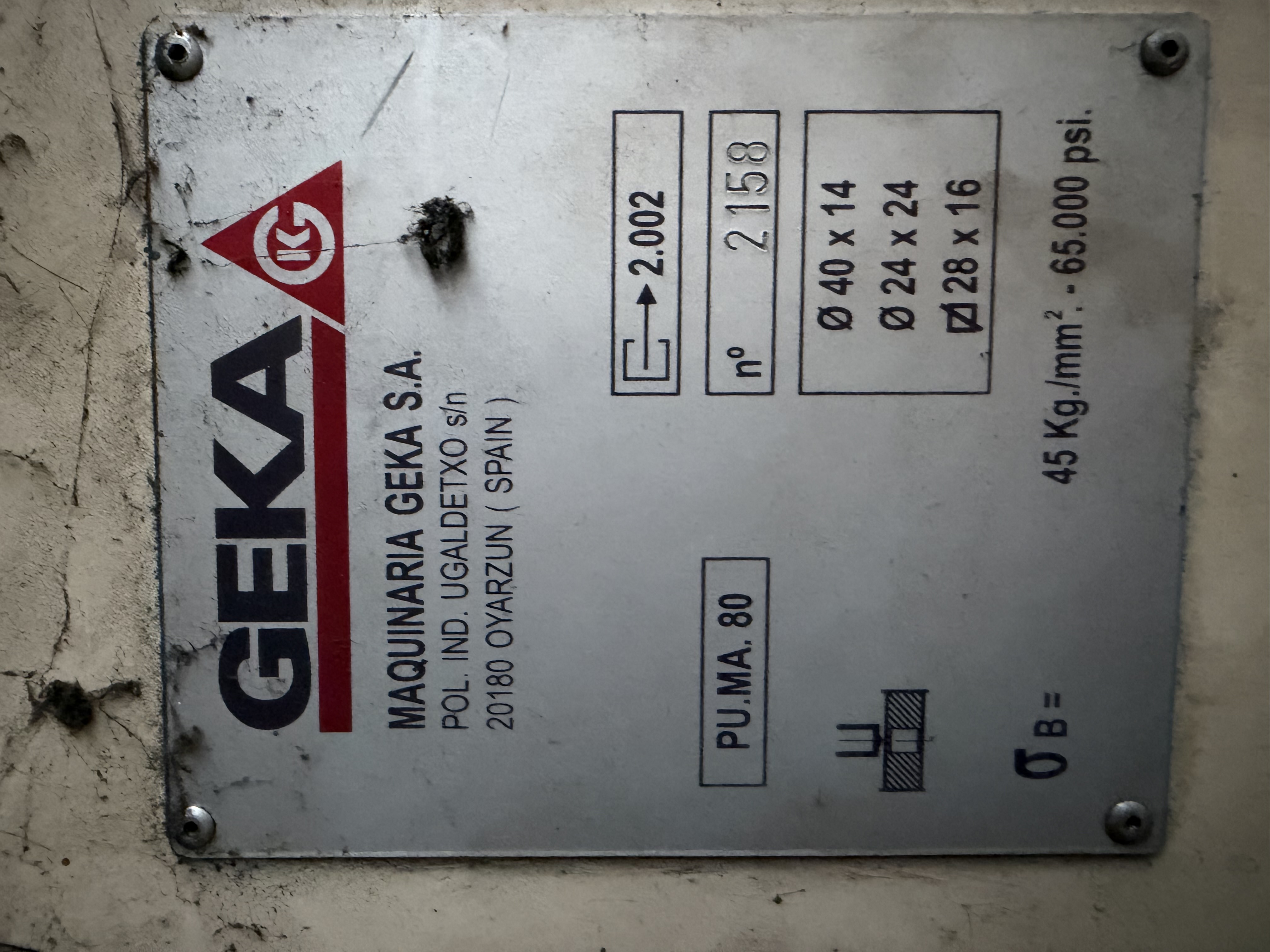GEKA Puma 80/E  in vendita - foto 2