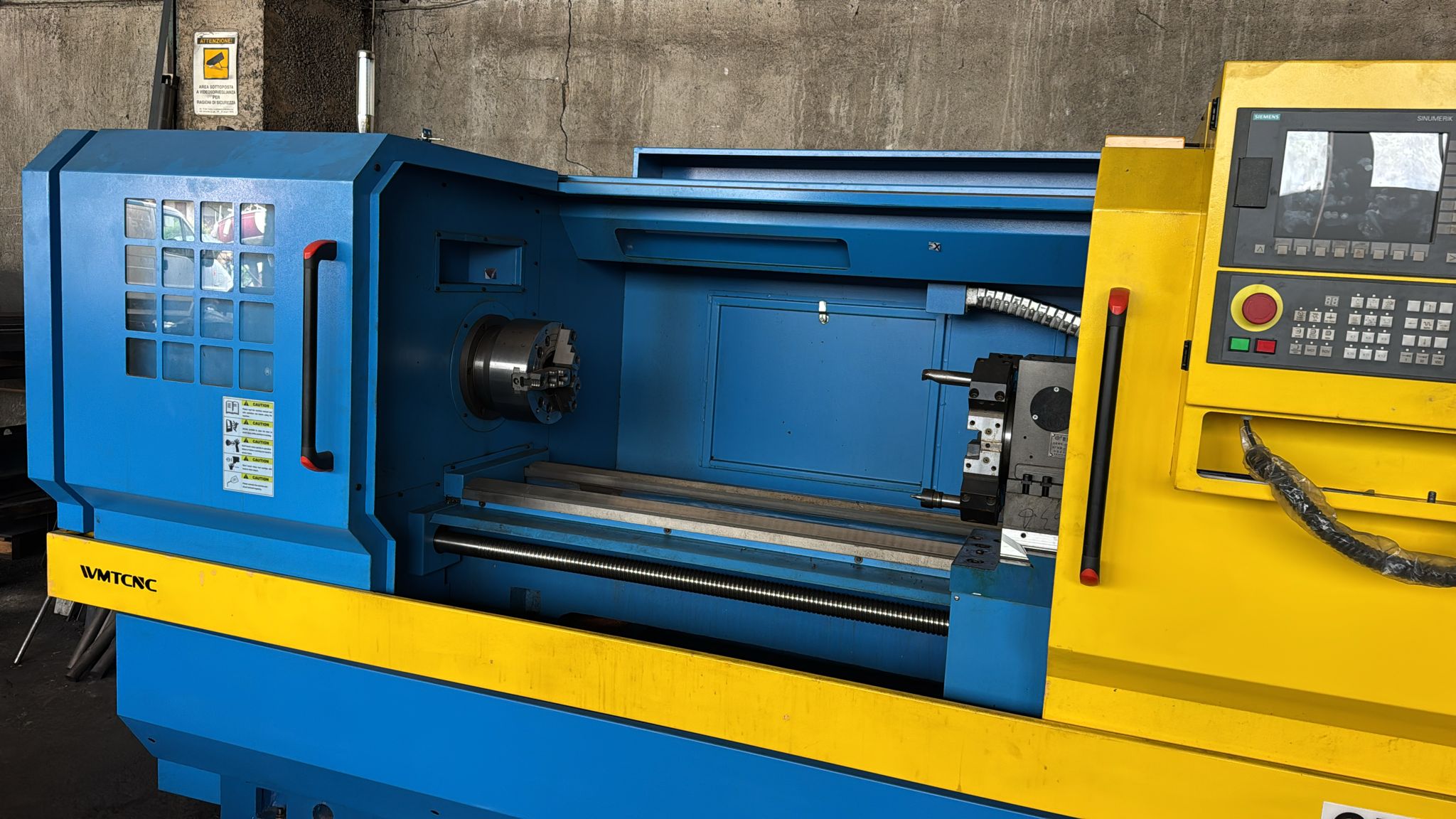 Tornio CNC WMT CK6150 x 1500 – Anno 2022 – Siemens  in vendita - foto 3
