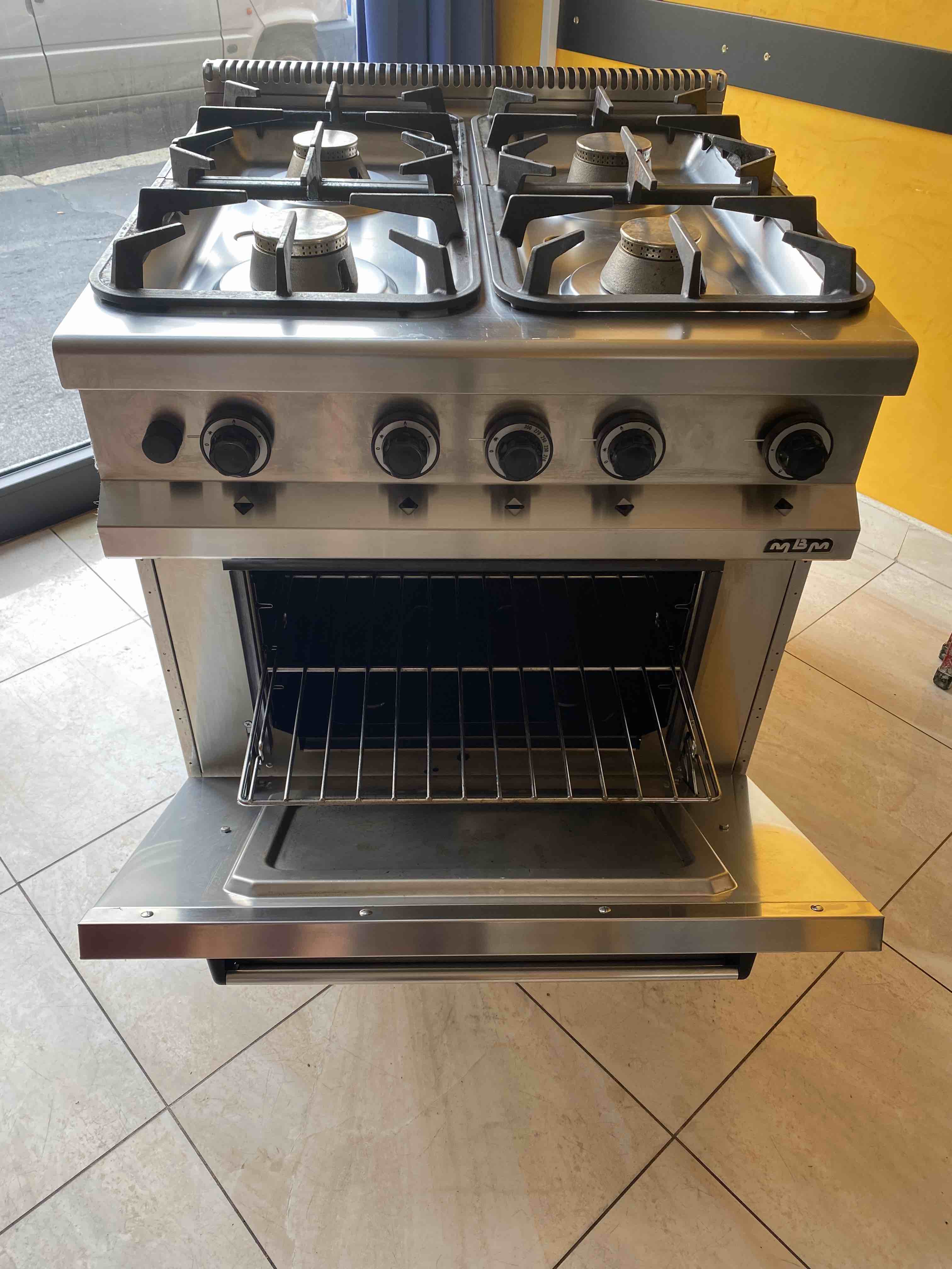 4 FUOCHI SU FORNO GAS LINEA 90 in vendita - foto 3