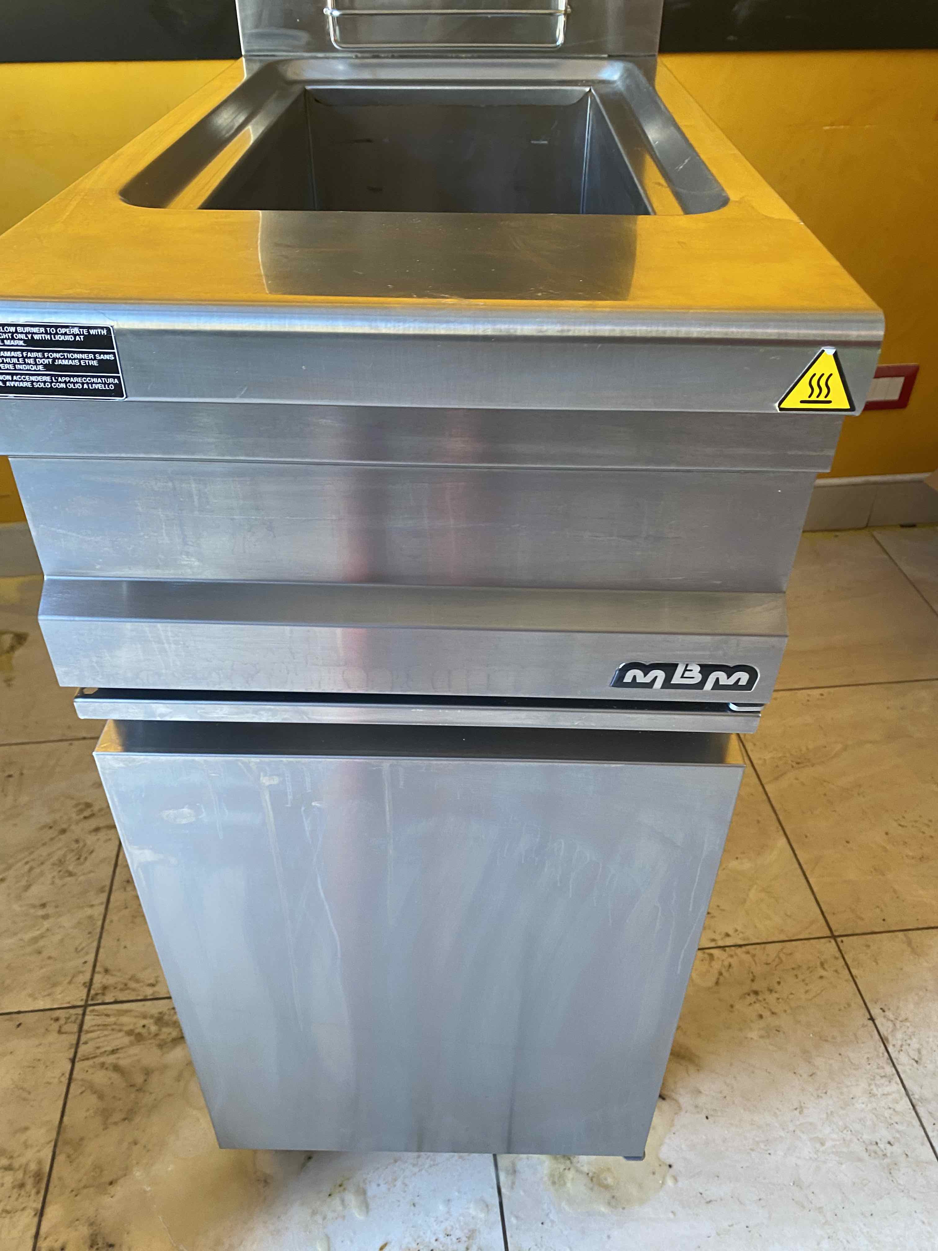 Friggitrice gas monoblocco, 1 vasca 17l in vendita - foto 2