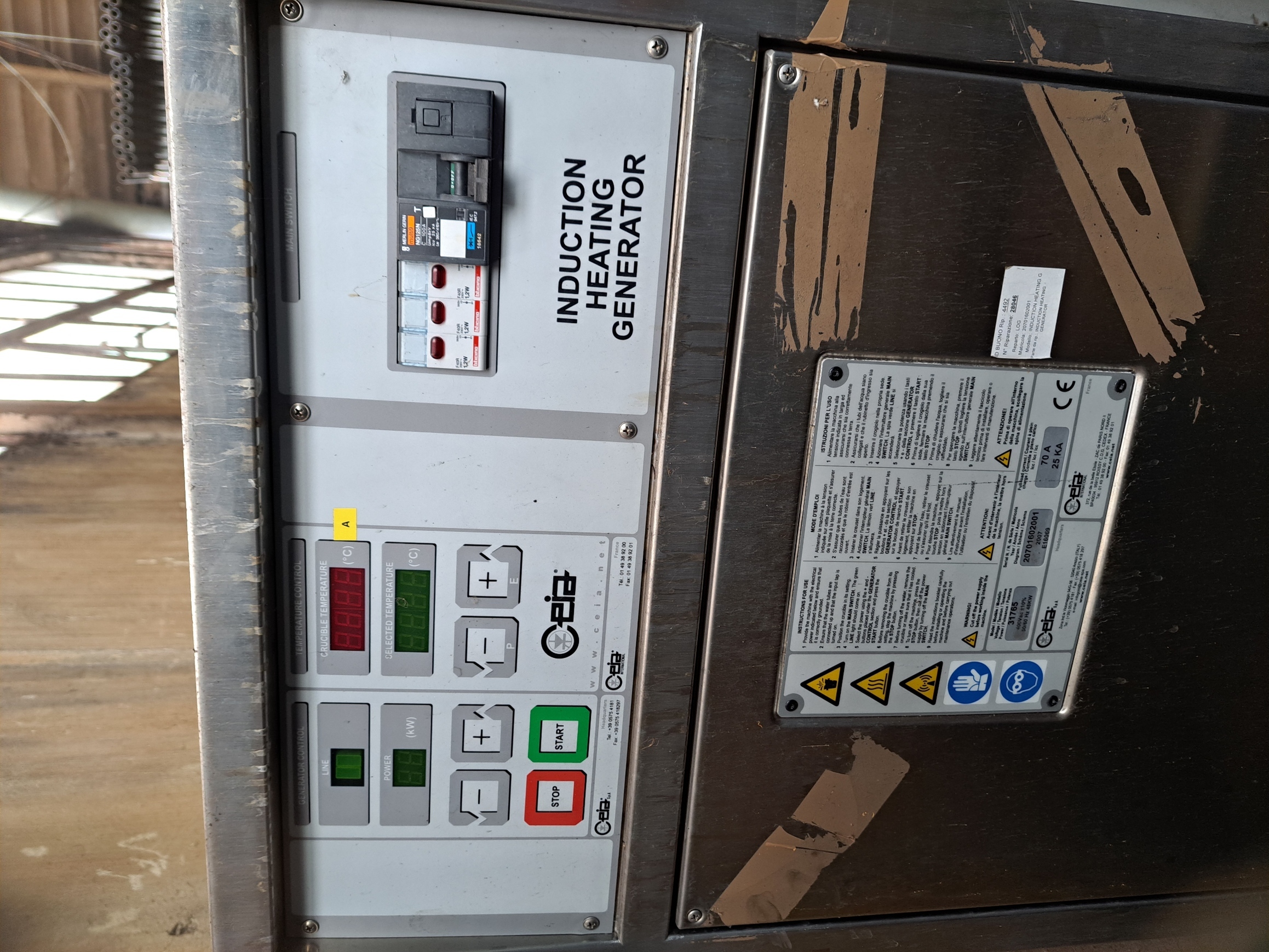 IINDUCTION HEATIN GENERATOR + 2 MTA in vendita - foto 2