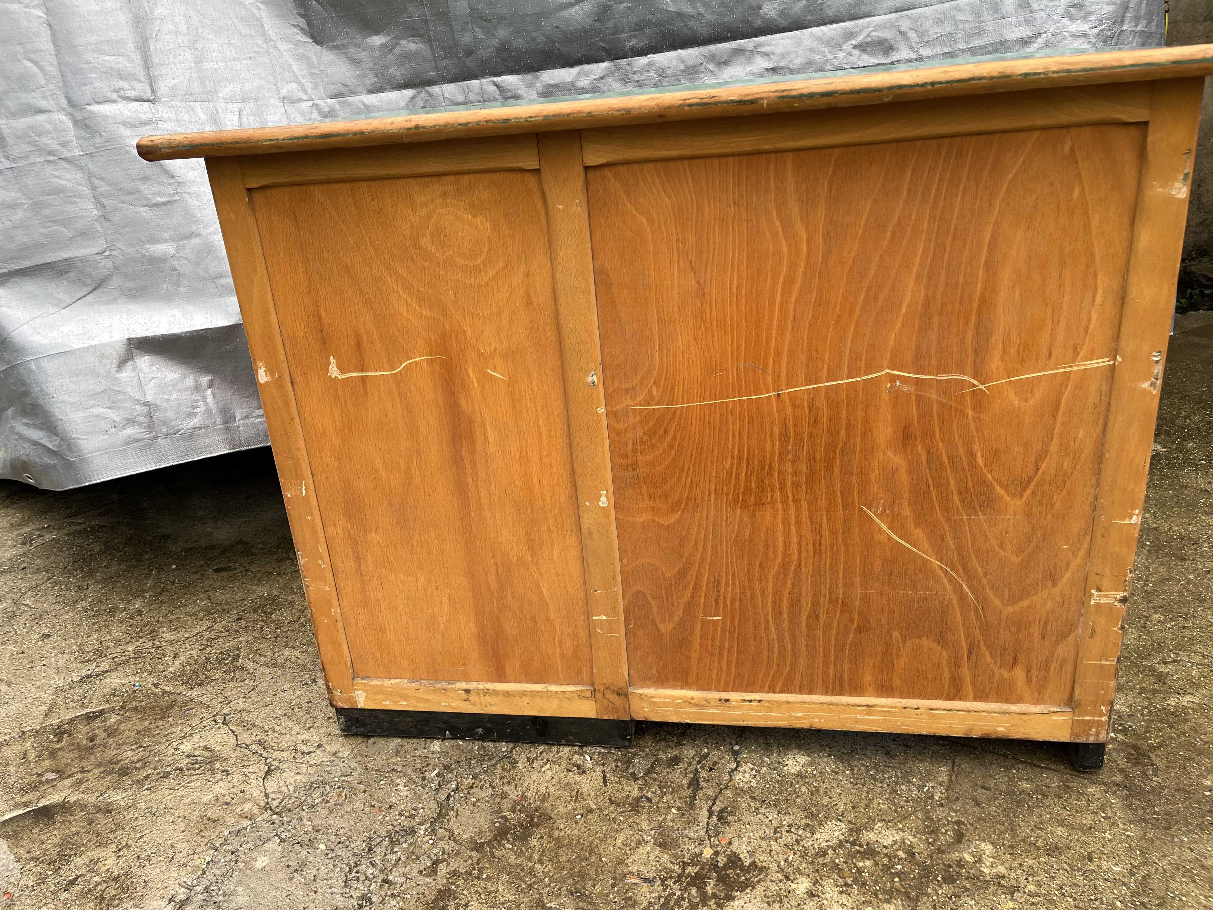 Scrivania ufficio legno vintage anni 60 in vendita - foto 11