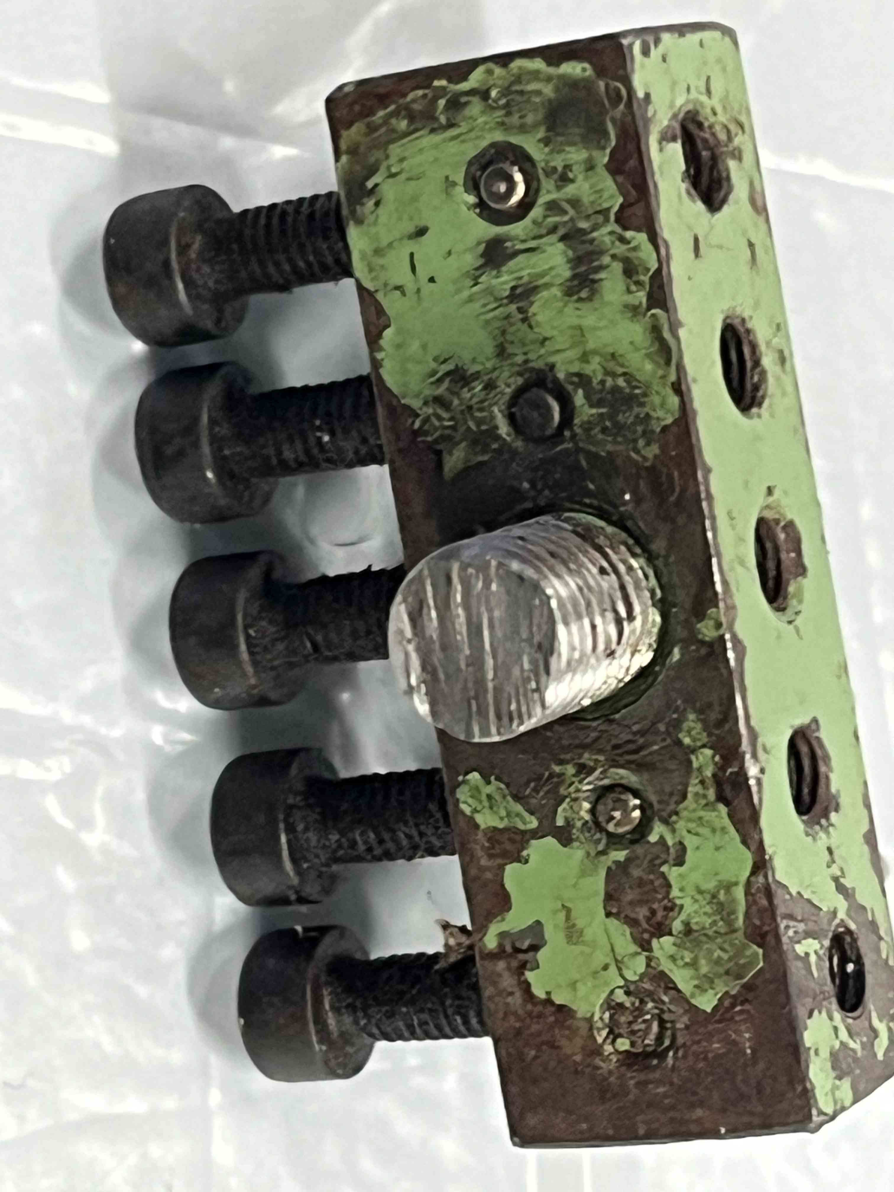 Punch Brass a 5 posti per foratura cuoio in vendita - foto 8
