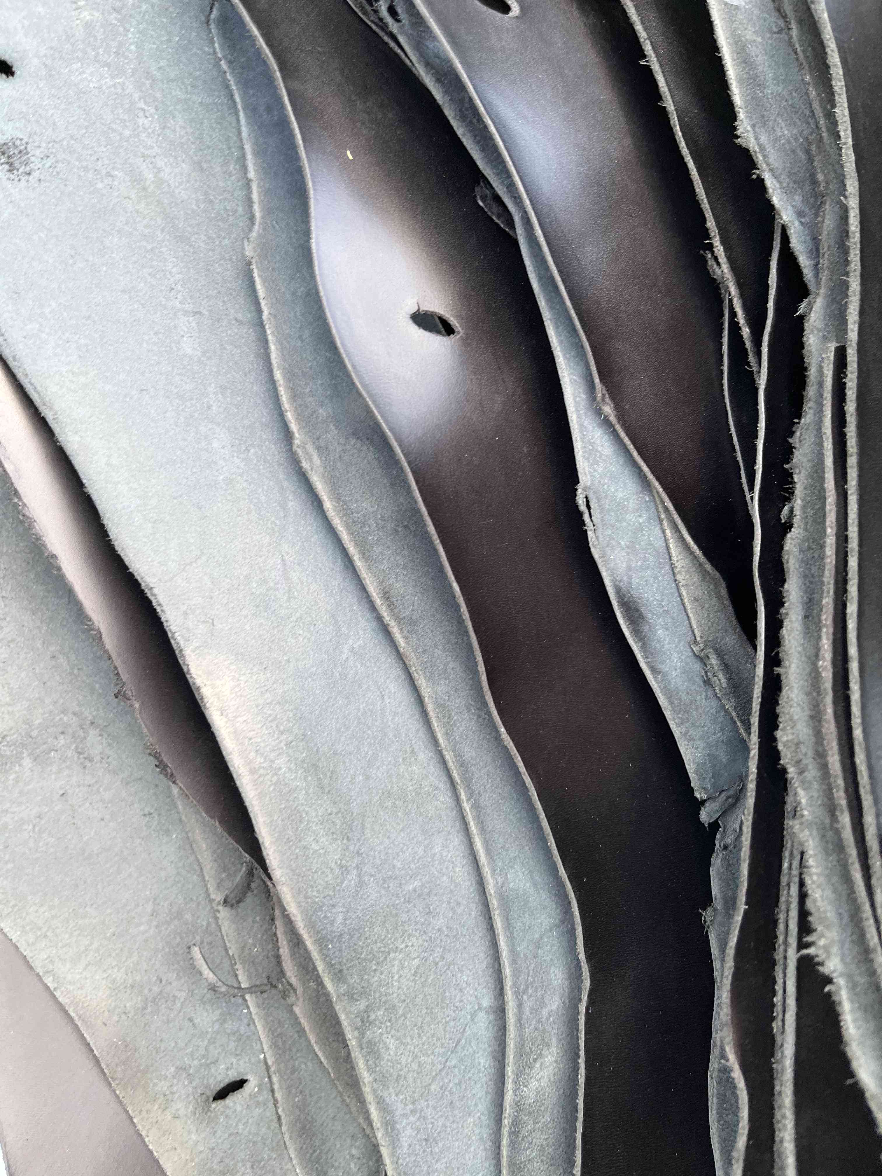 Stock Fianchi a vegetale colore nero – N. 40 Pelli in vendita - foto 6