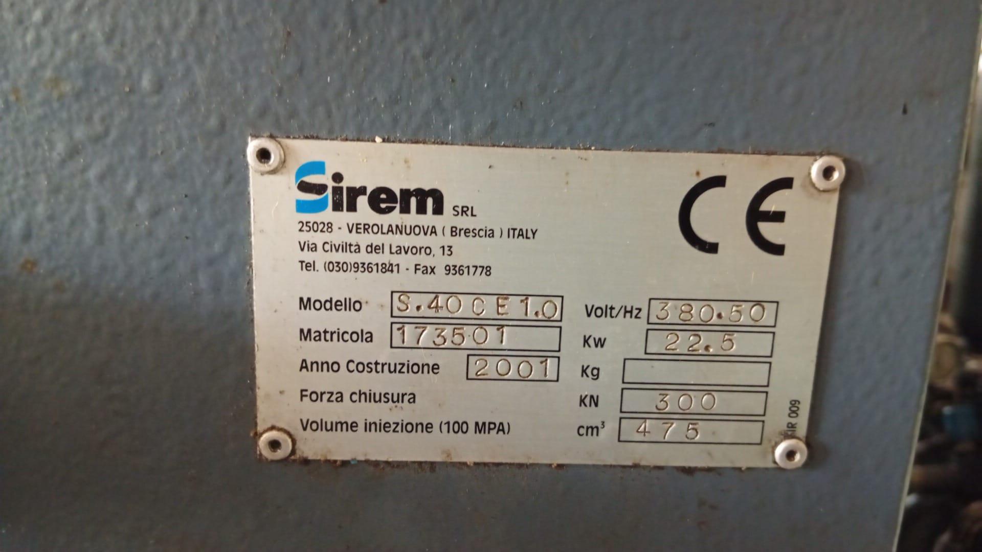 SIREM S40S Pressa rotativa stampaggio Tacchi Suola in vendita - foto 5