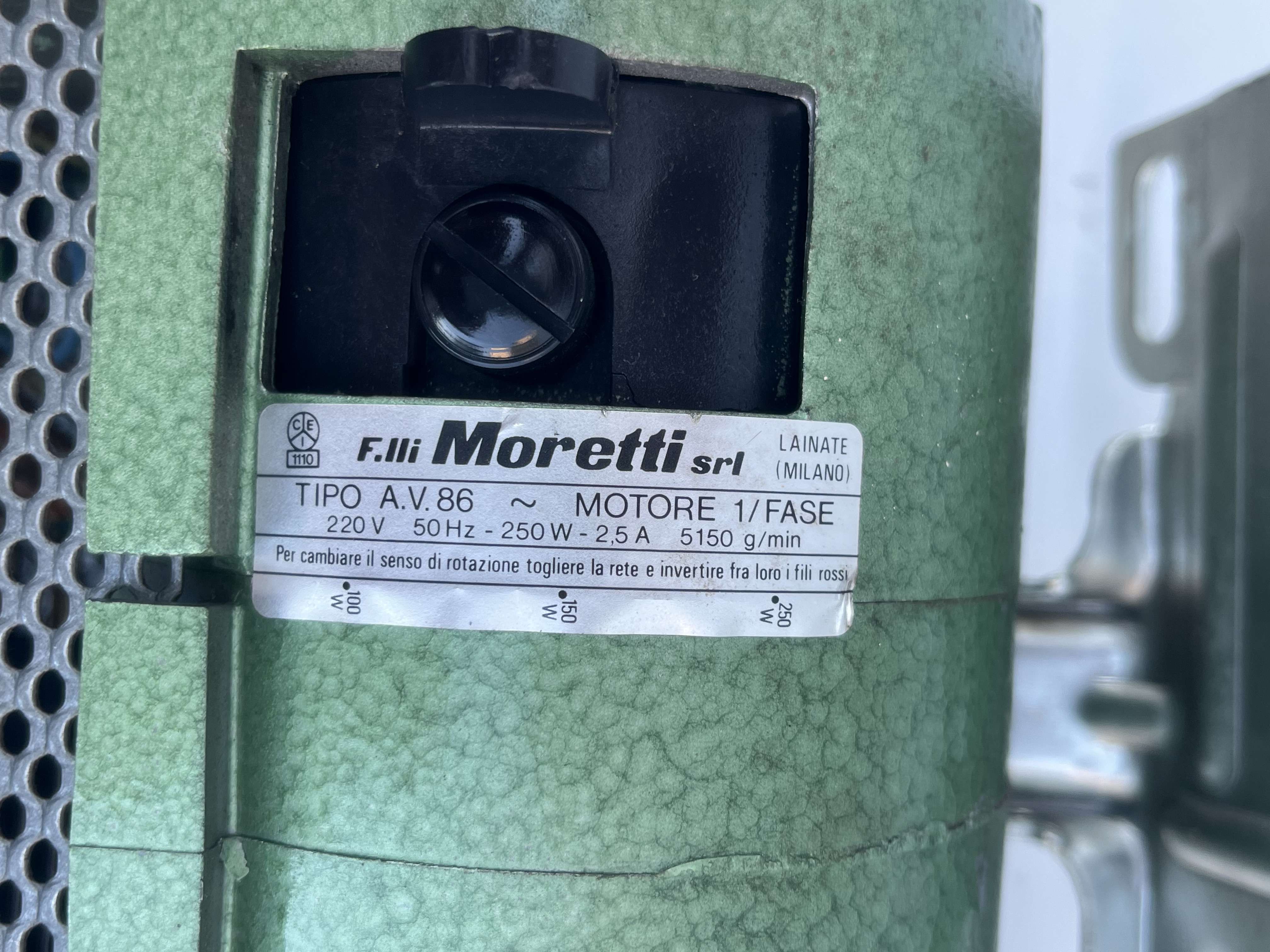 Moretti tipo AV 86 motore macchina da Cucire monofase in vendita - foto 4